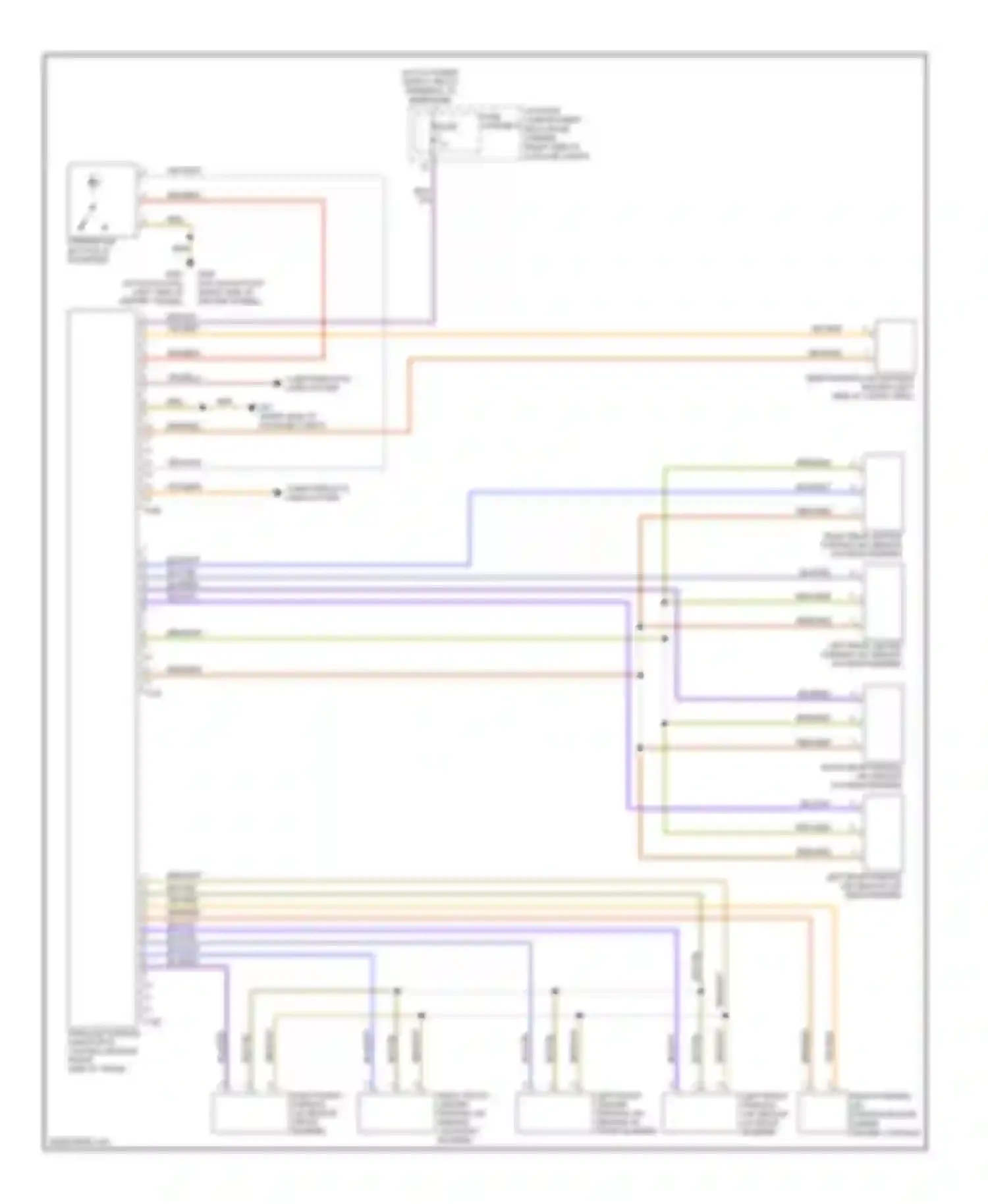 Wiring diagram red/brn for Audi A4 B8 (2007-2012)