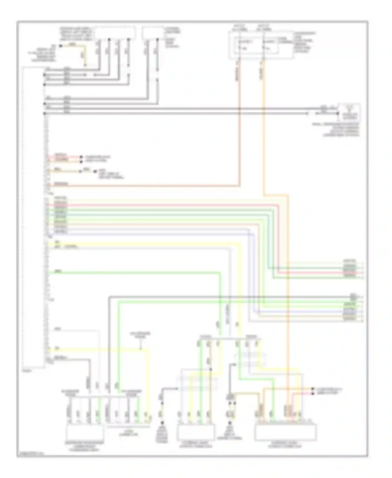 Wiring diagram wht/yel for Audi A4 B8 (2007-2012) (24 of 25)