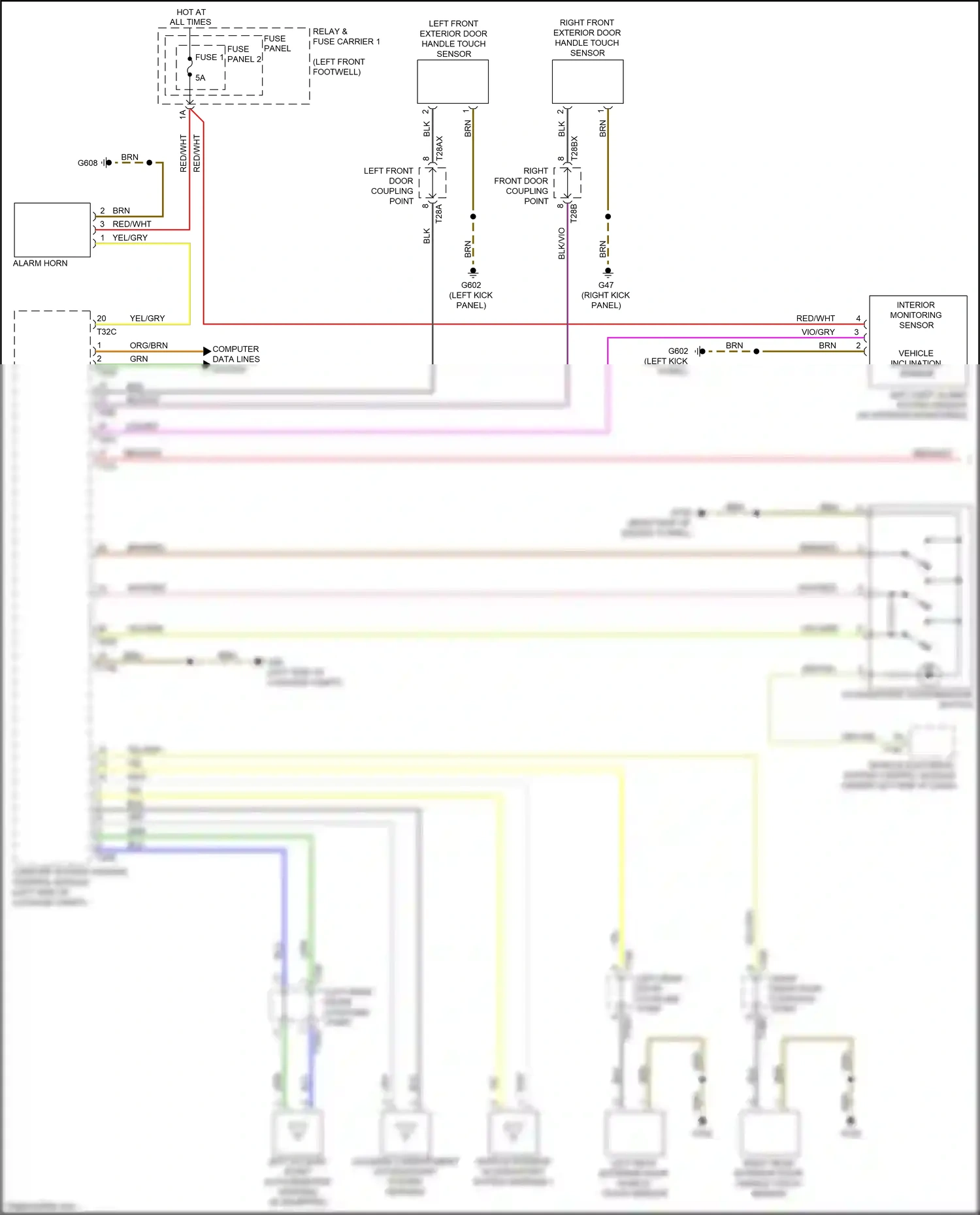 Wiring diagram blk for Audi A4 B9 facelift (2019-2024) (11 of 89)