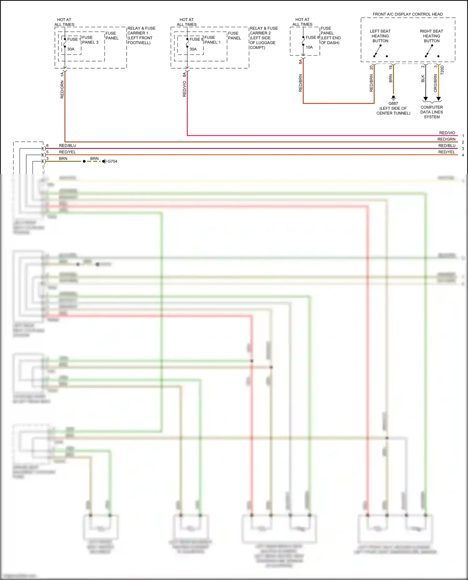 Wiring diagram blk for Audi A4 B9 facelift (2019-2024) (19 of 89)