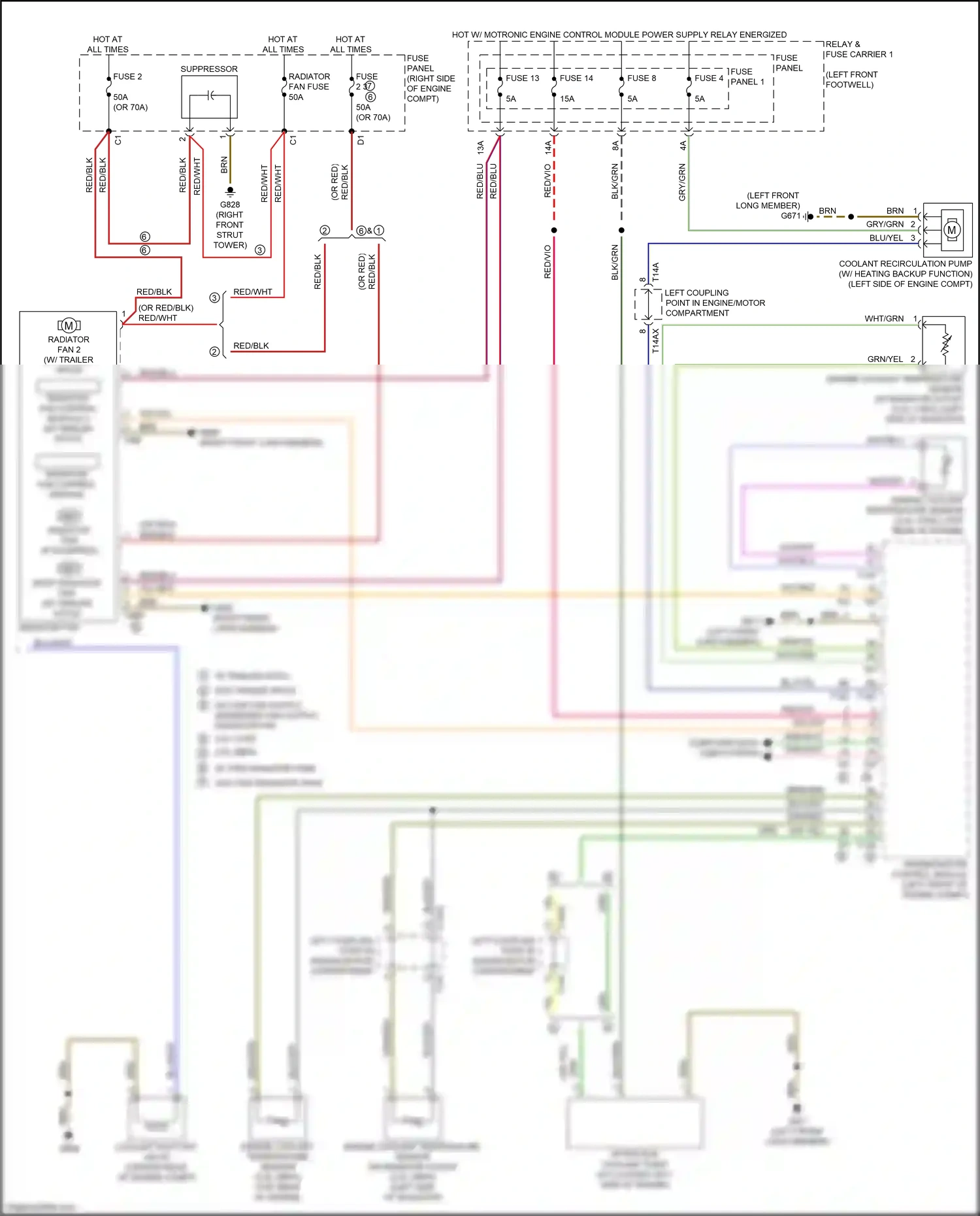 Wiring diagram brn for Audi A4 B9 facelift (2019-2024) (33 of 152)