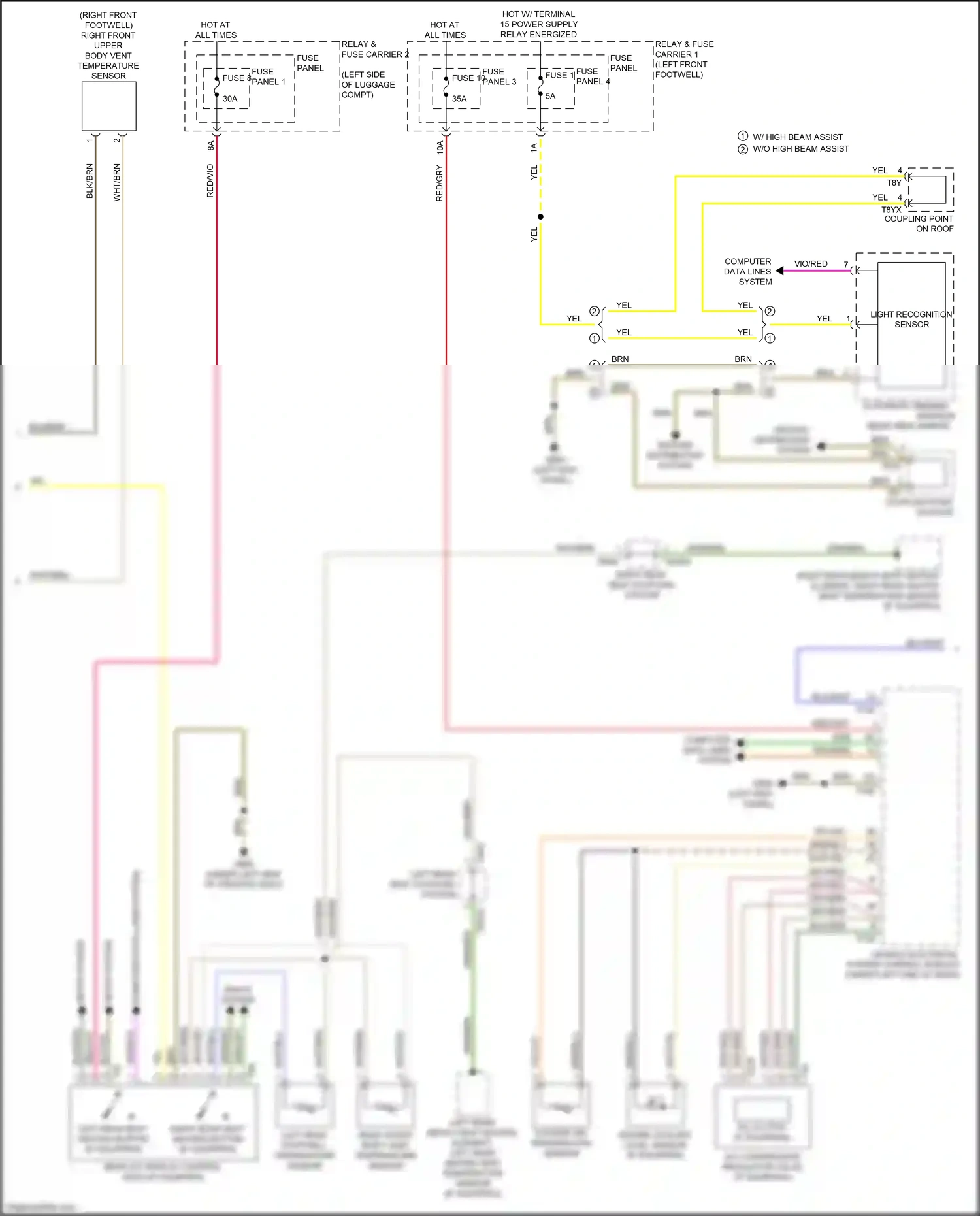 Wiring diagram brn for Audi A4 B9 facelift (2019-2024) (36 of 152)