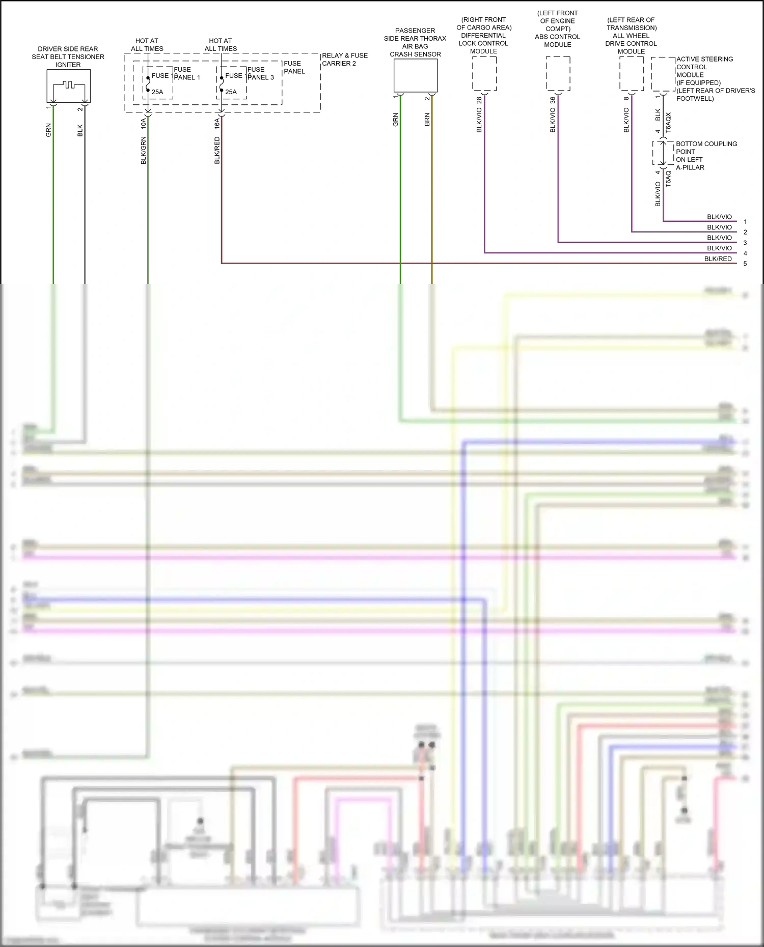 Wiring diagram brn for Audi A4 B9 facelift (2019-2024) (128 of 152)
