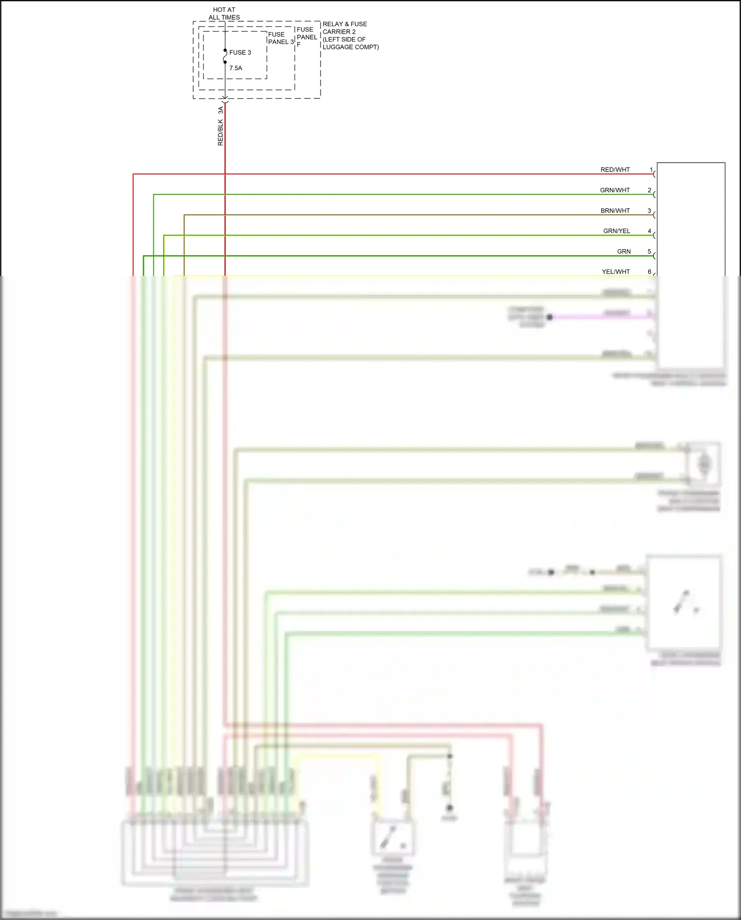 Wiring diagram brn/grn for Audi A4 B9 facelift (2019-2024) (15 of 32)