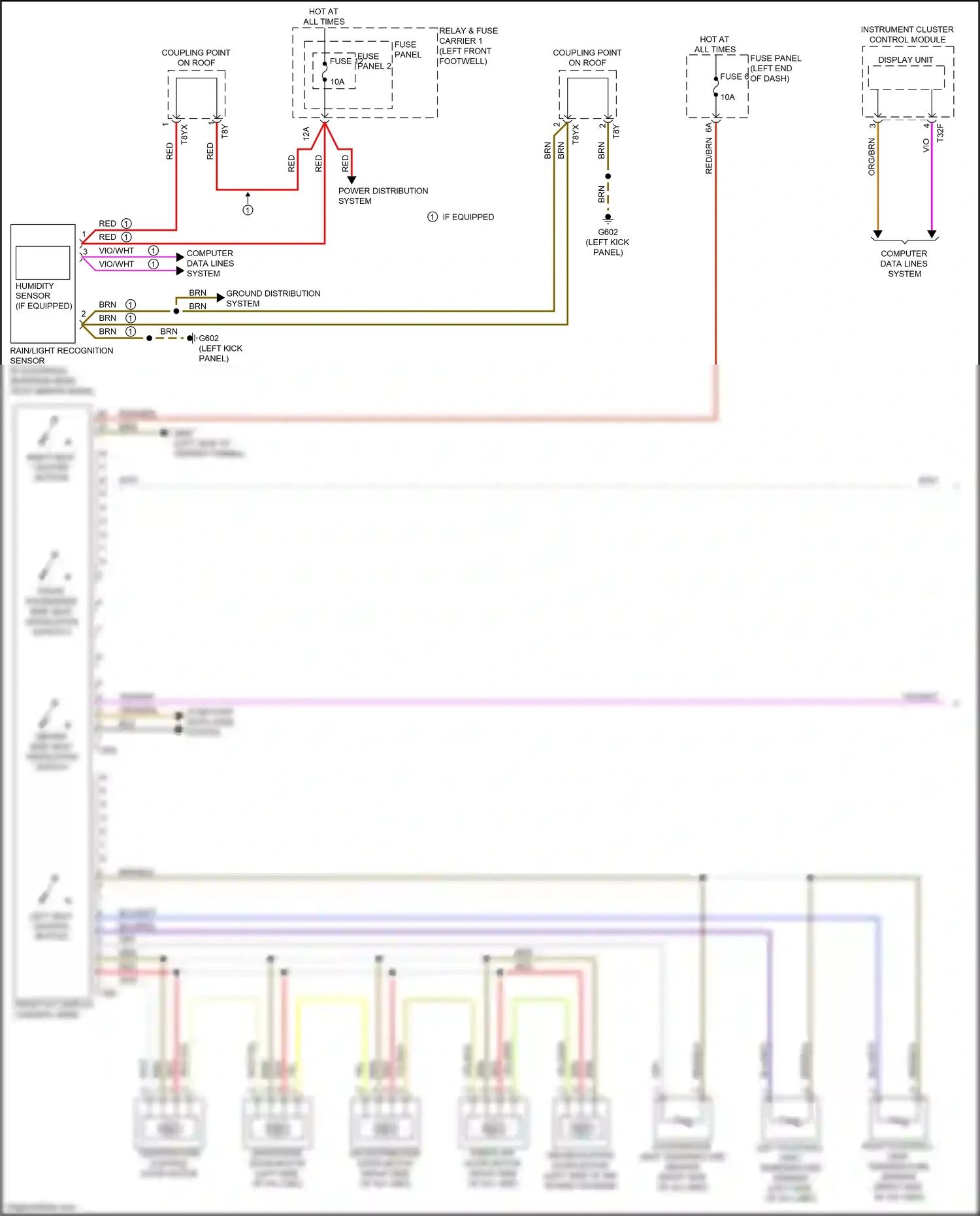 Wiring diagram fuse panel b for Audi A4 B9 facelift (2019-2024) (12 of 73)