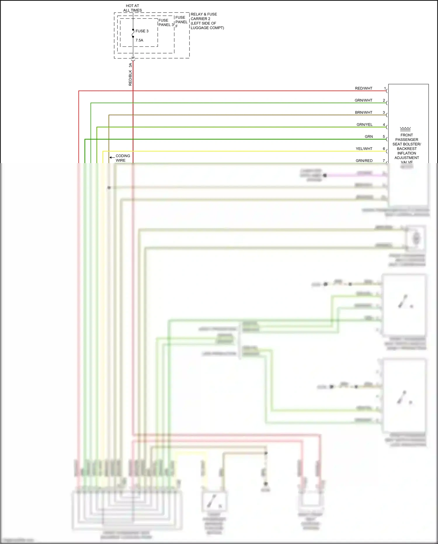 Wiring diagram grn for Audi A4 B9 facelift (2019-2024) (39 of 109)
