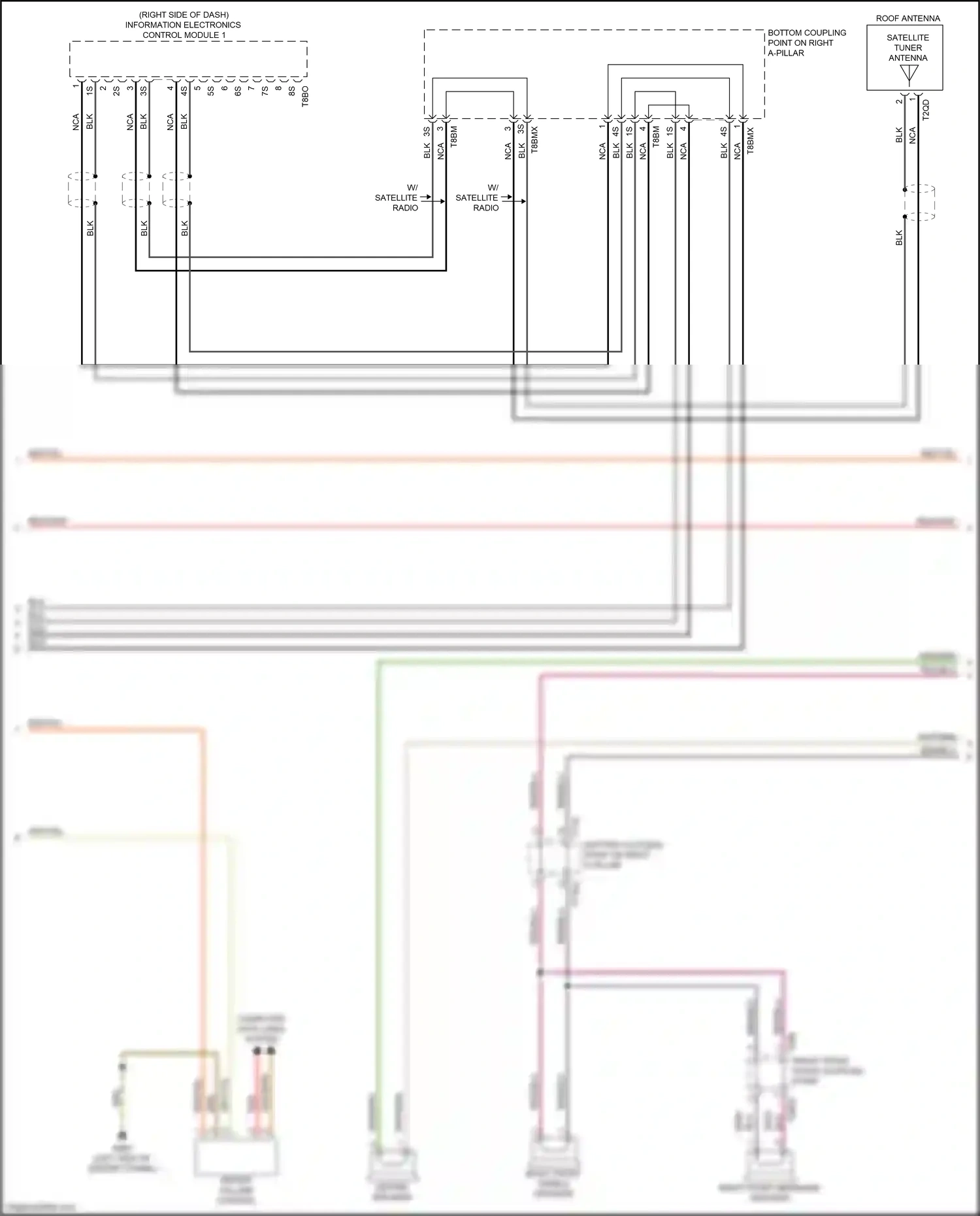 Wiring diagram nca for Audi A4 B9 facelift (2019-2024) (7 of 30)