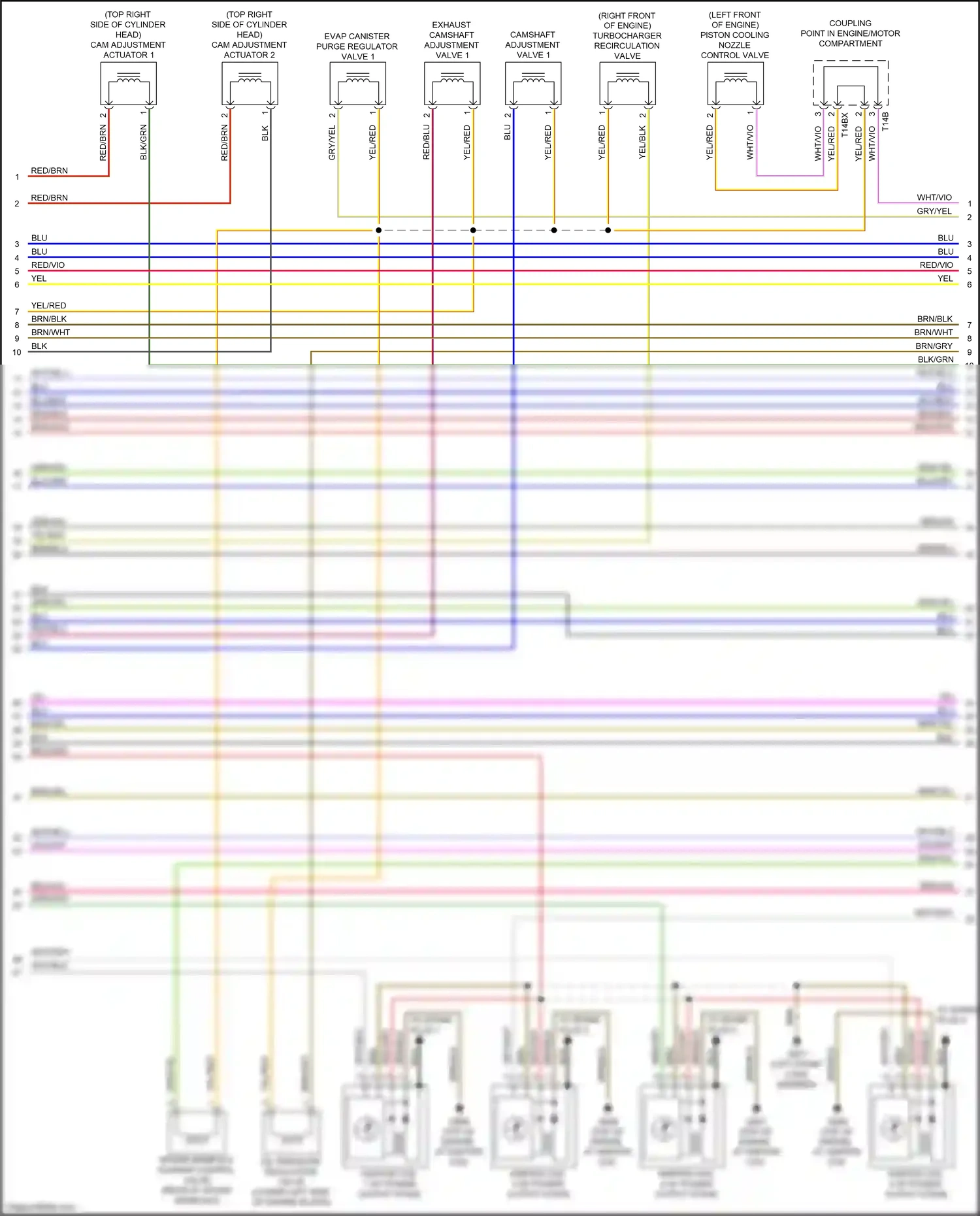 Wiring diagram nca for Audi A4 B9 facelift (2019-2024) (30 of 30)