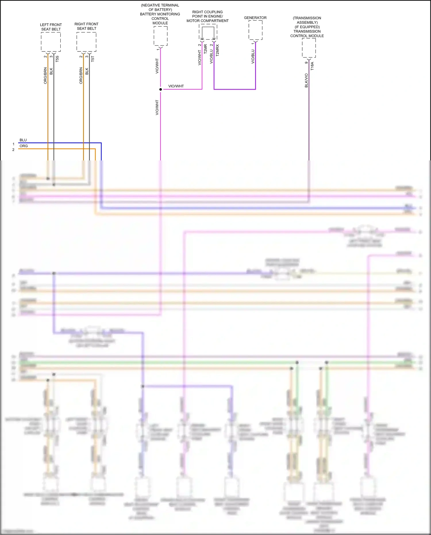 Wiring diagram org/brn for Audi A4 B9 facelift (2019-2024) (4 of 105)