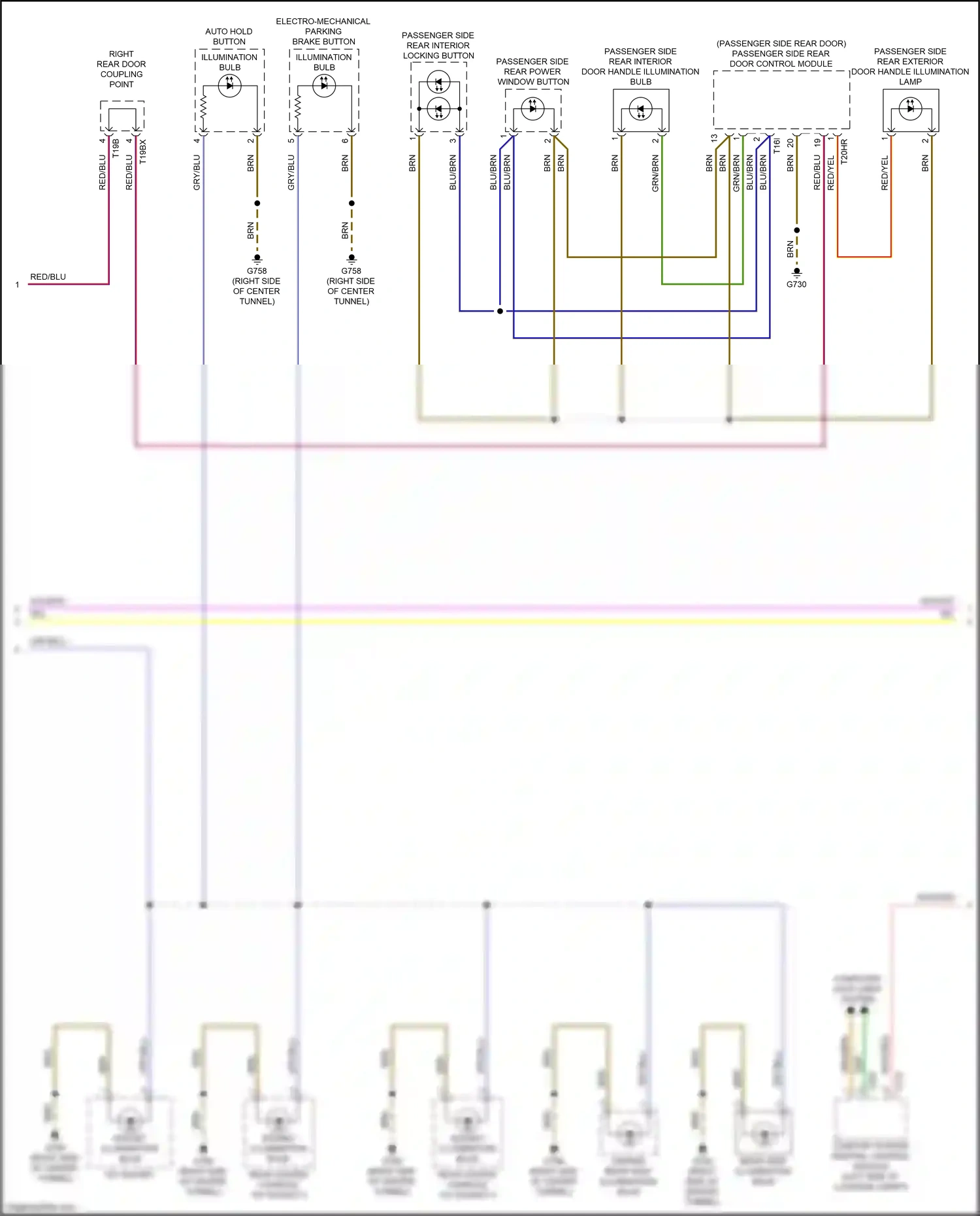 Wiring diagram red/blu for Audi A4 B9 facelift (2019-2024) (32 of 57)