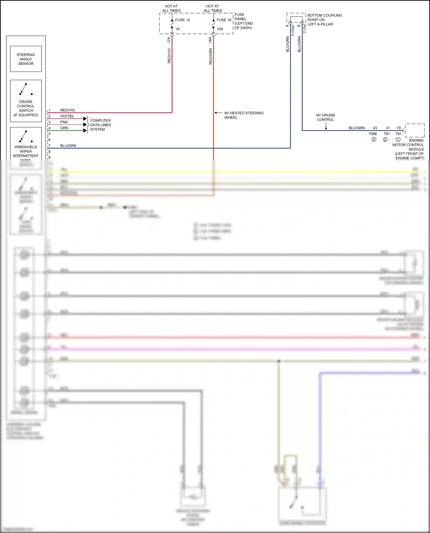Wiring diagram red/grn for Audi A4 B9 facelift (2019-2024) (18 of 39)