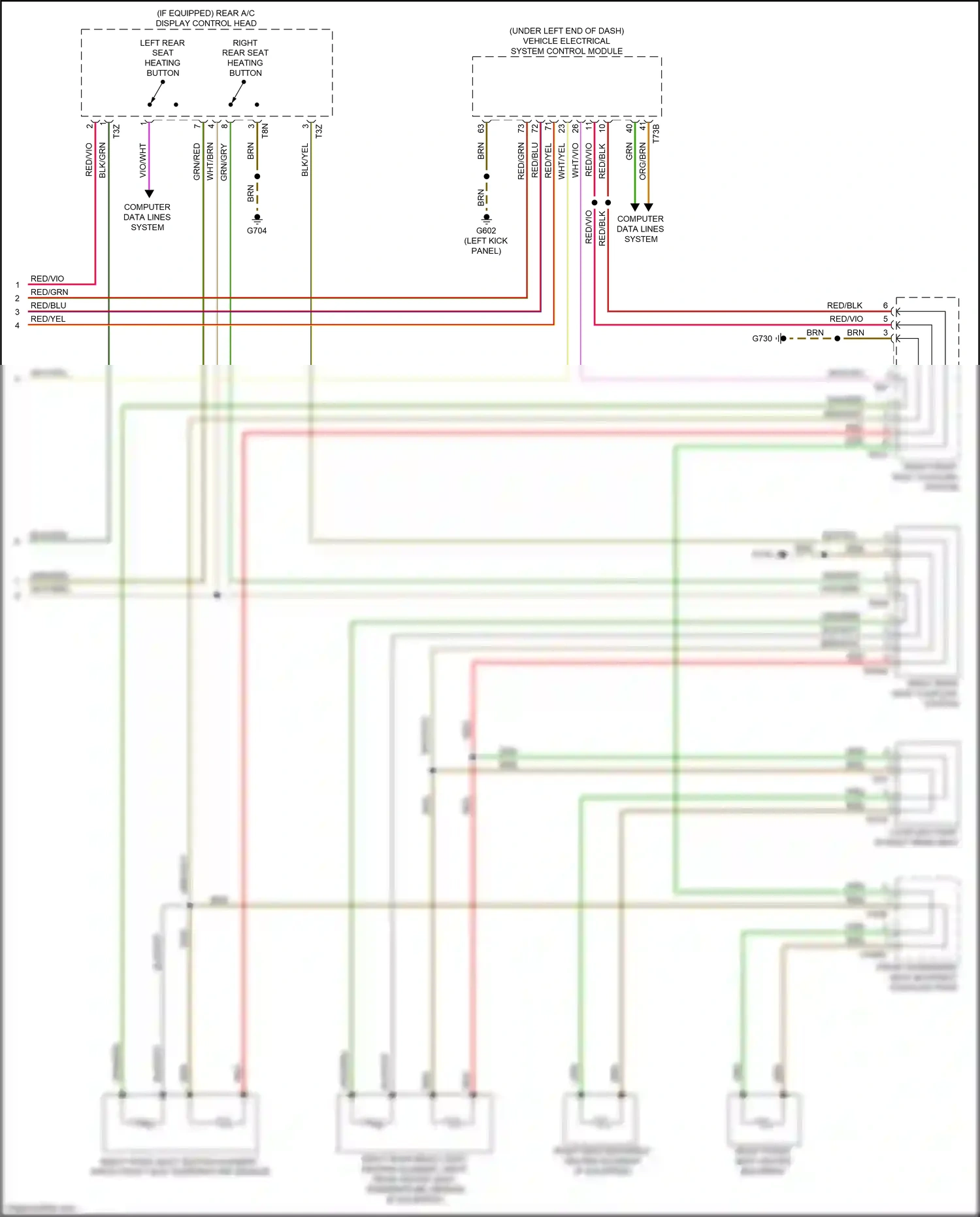 Wiring diagram red/grn for Audi A4 B9 facelift (2019-2024) (6 of 39)