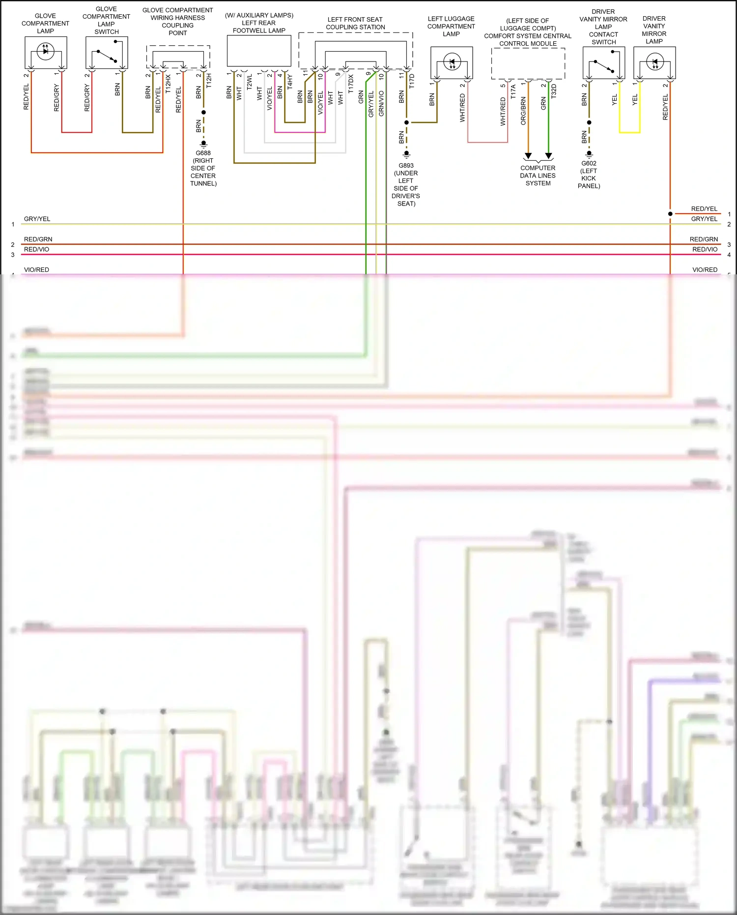 Wiring diagram vio/red for Audi A4 B9 facelift (2019-2024) (35 of 39)