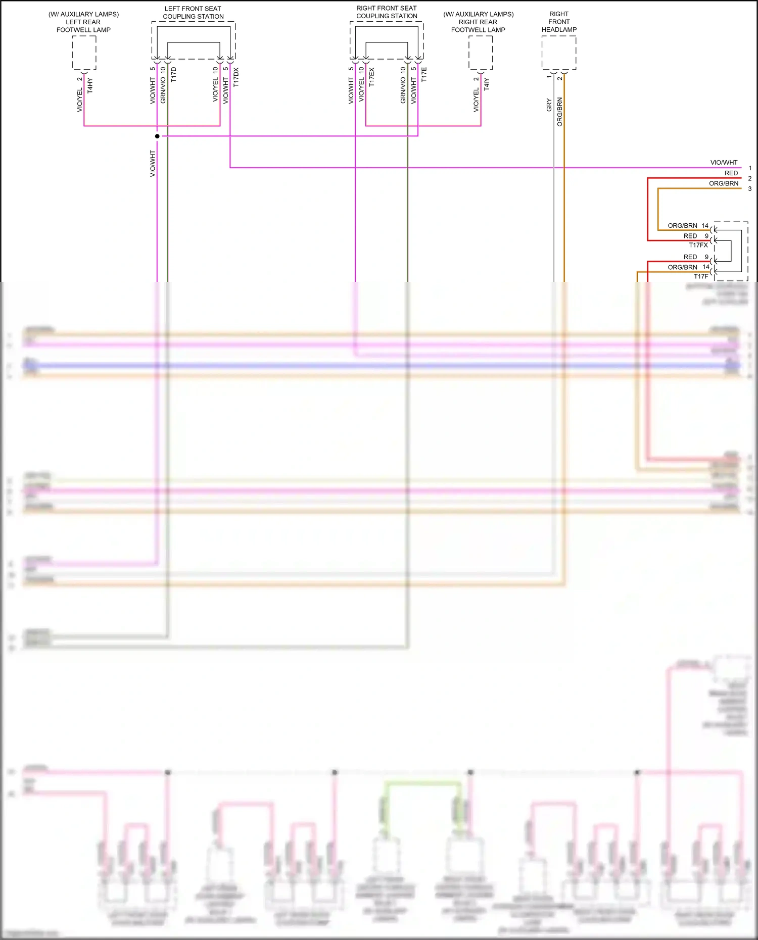 Wiring diagram vio/red for Audi A4 B9 facelift (2019-2024) (4 of 39)