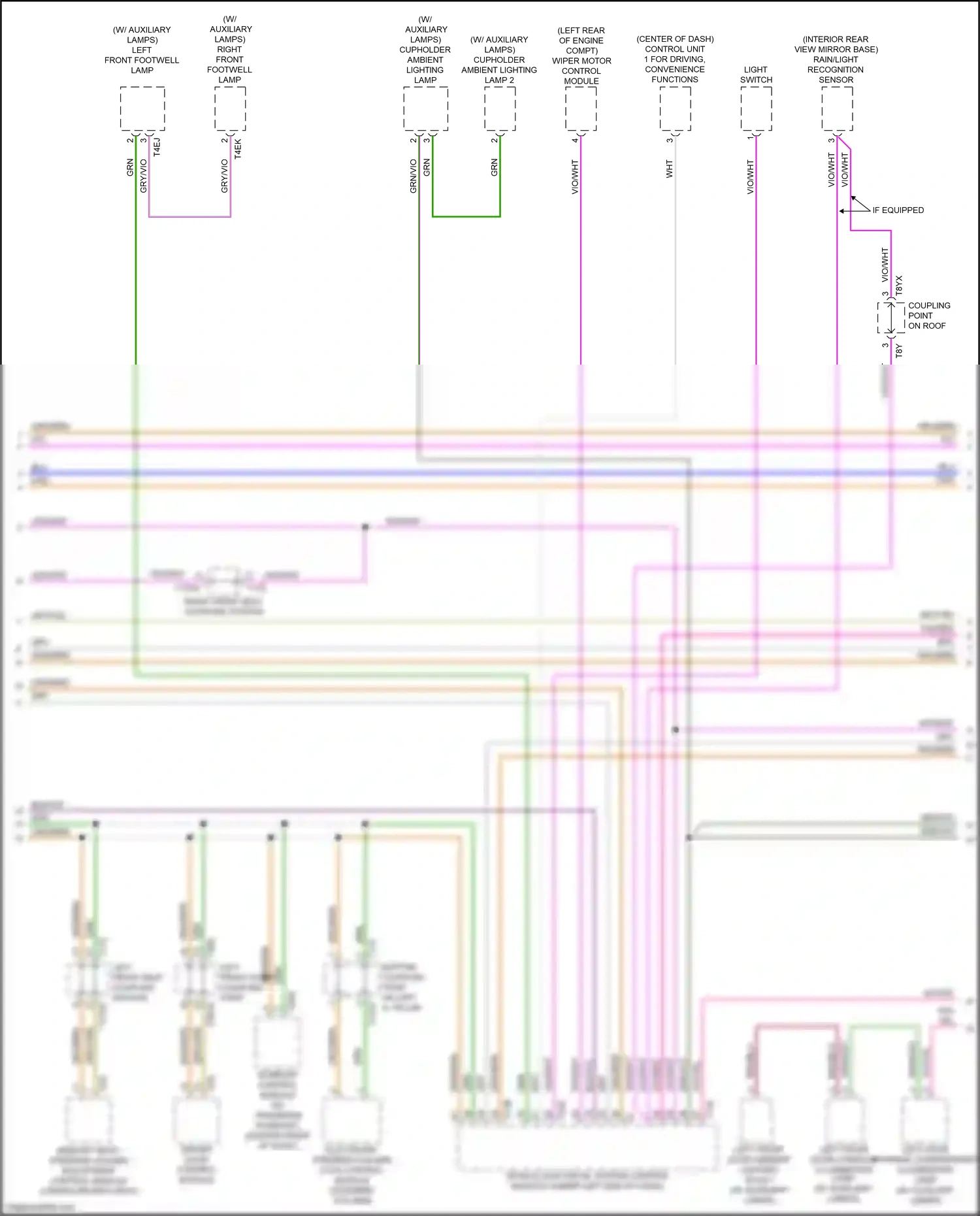 Wiring diagram vio/wht for Audi A4 B9 facelift (2019-2024) (6 of 50)