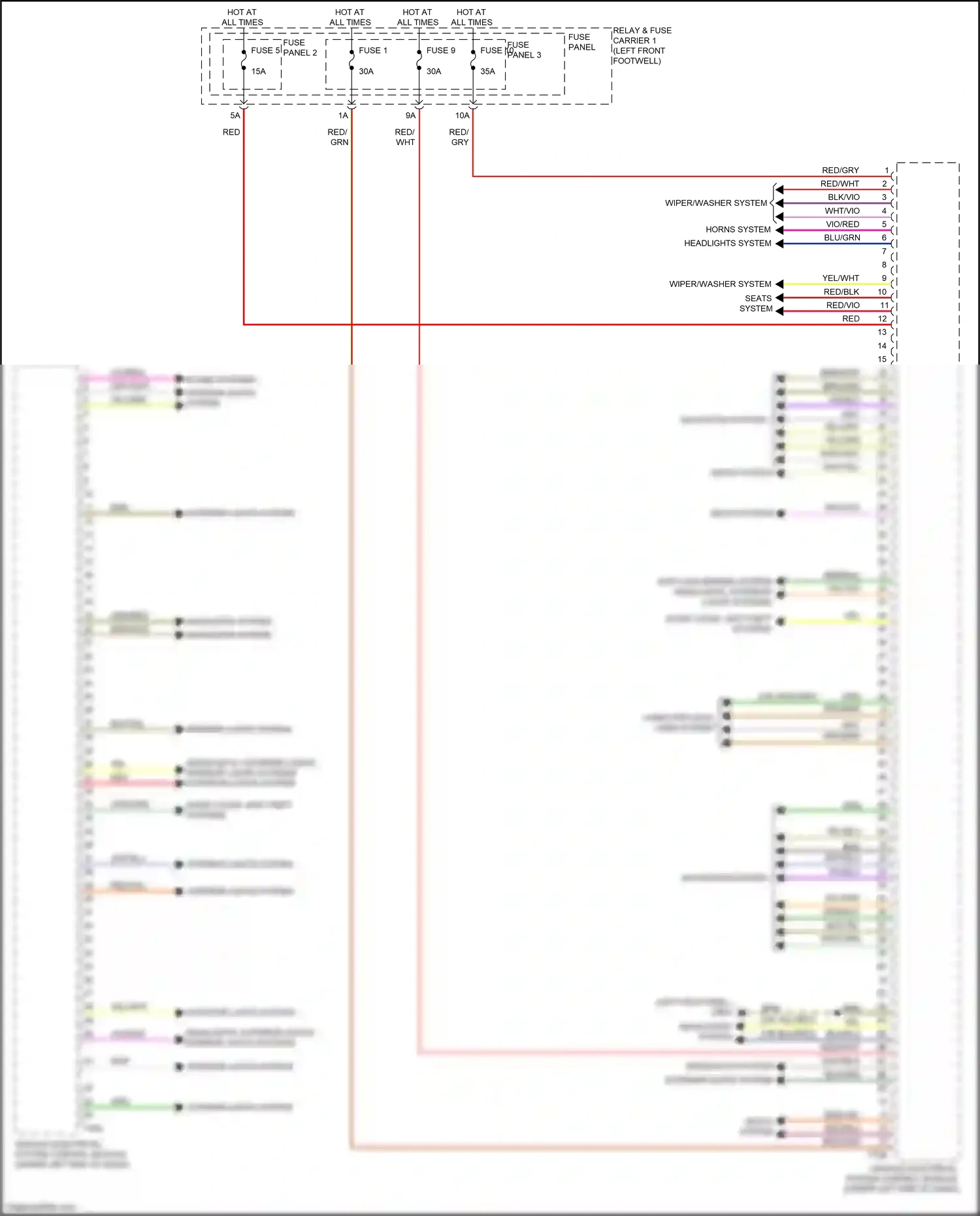 Wiring diagram wht for Audi A4 B9 facelift (2019-2024) (39 of 67)