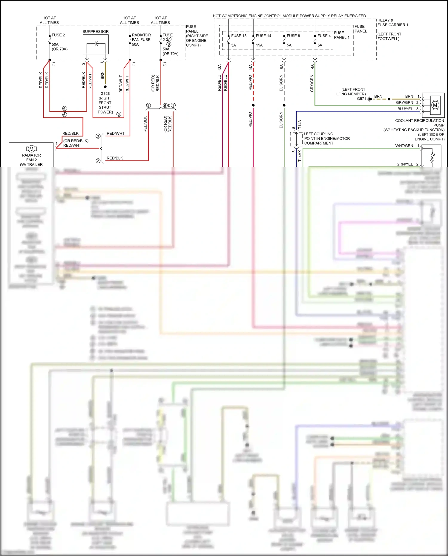 Wiring diagram yel for Audi A4 B9 facelift (2019-2024) (23 of 78)