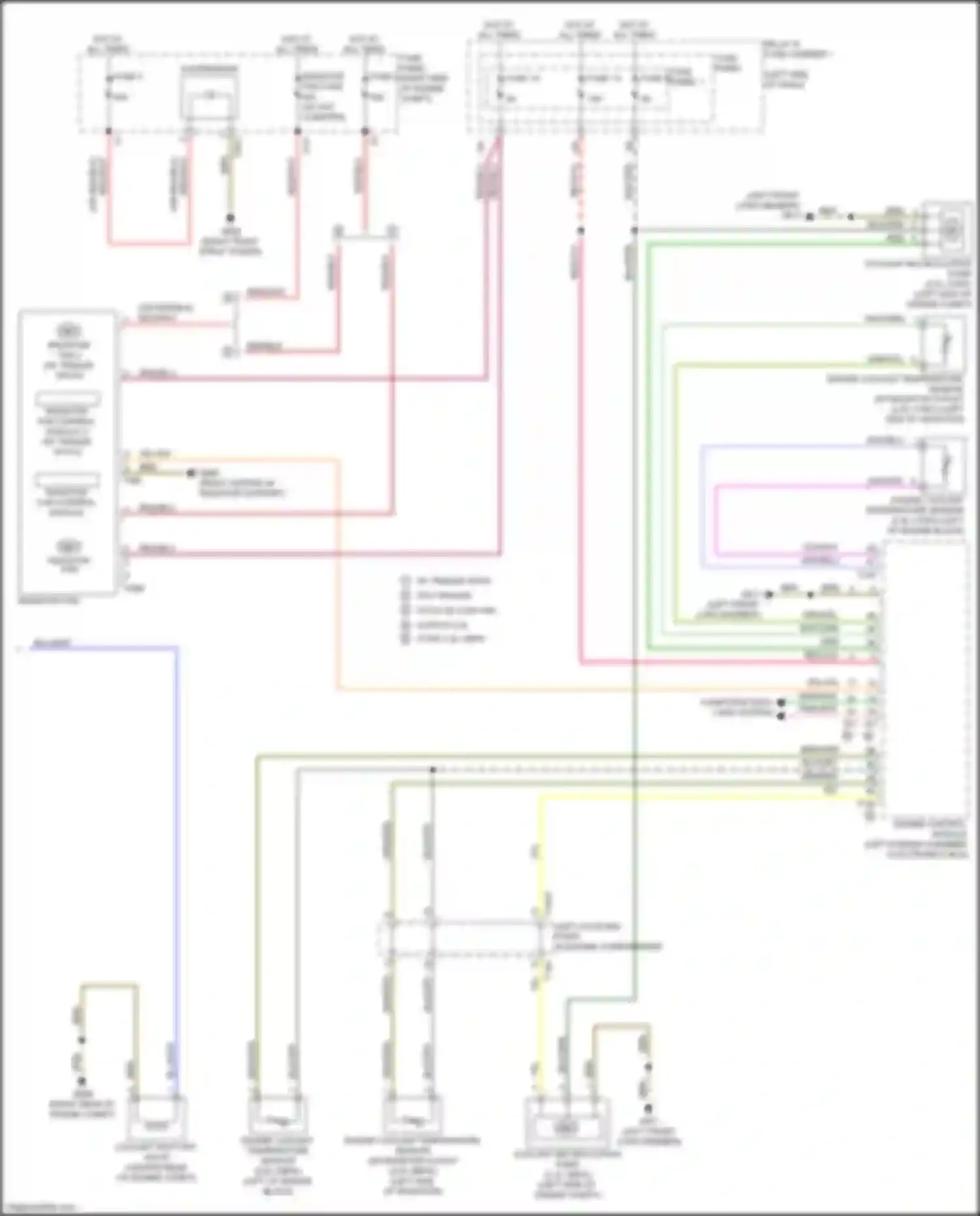 A4 Audi B9 (2015-2020): Automatic a/c circuit, w/o climatronic (4 of 4)