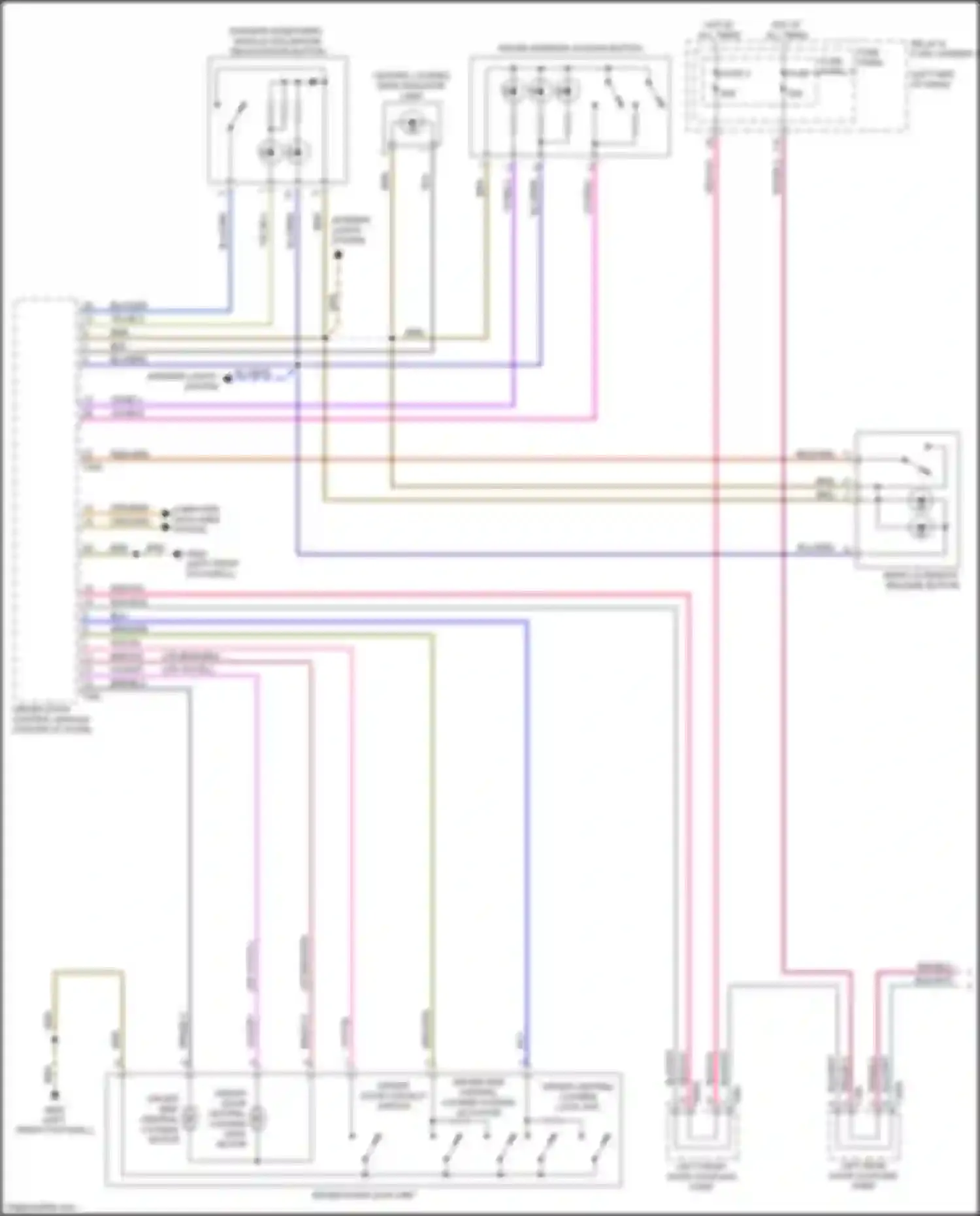 A4 Audi B9 (2015-2020): Forced entry circuit (1 of 6)
