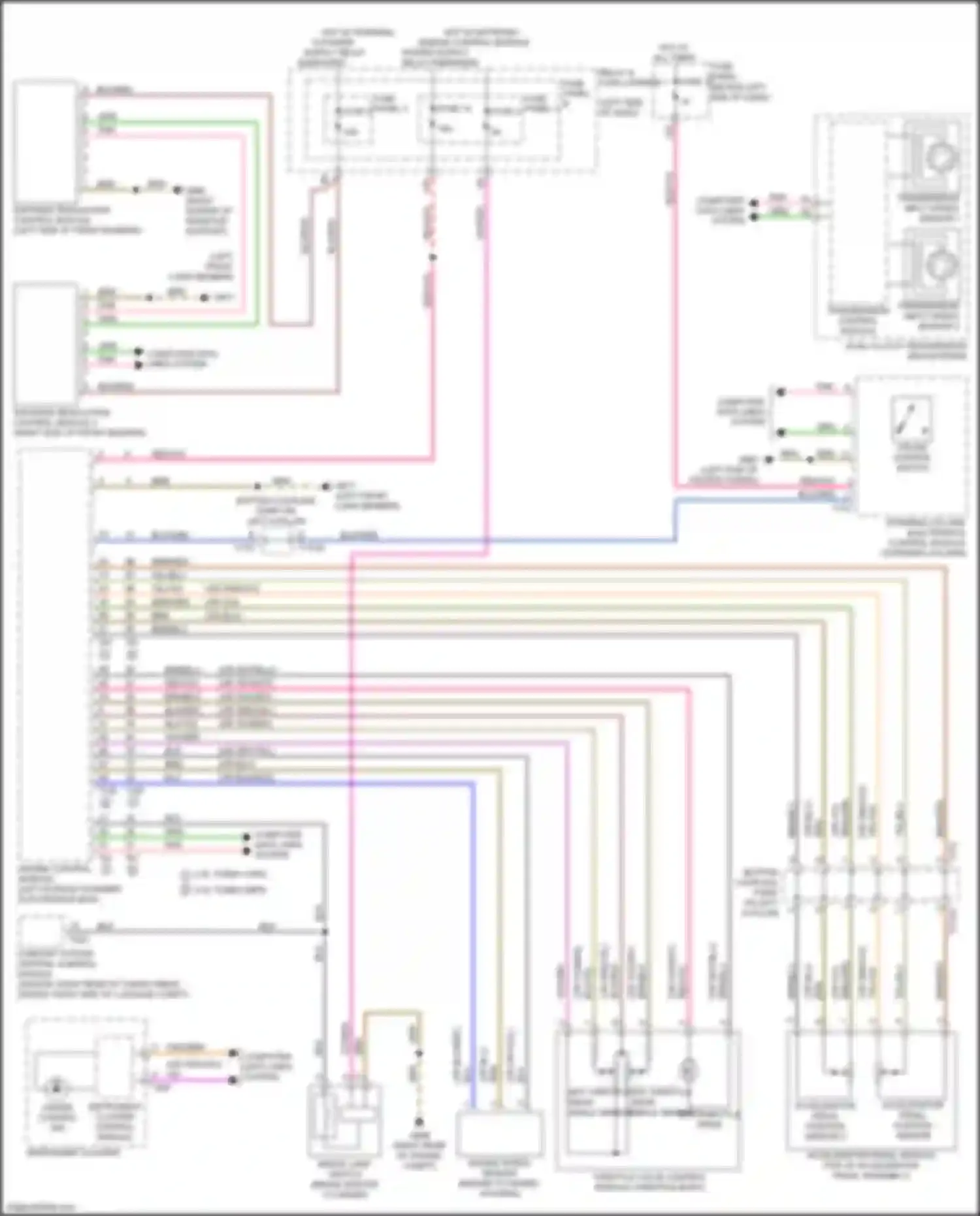 A4 Audi B9 (2015-2020): Cruise control circuit