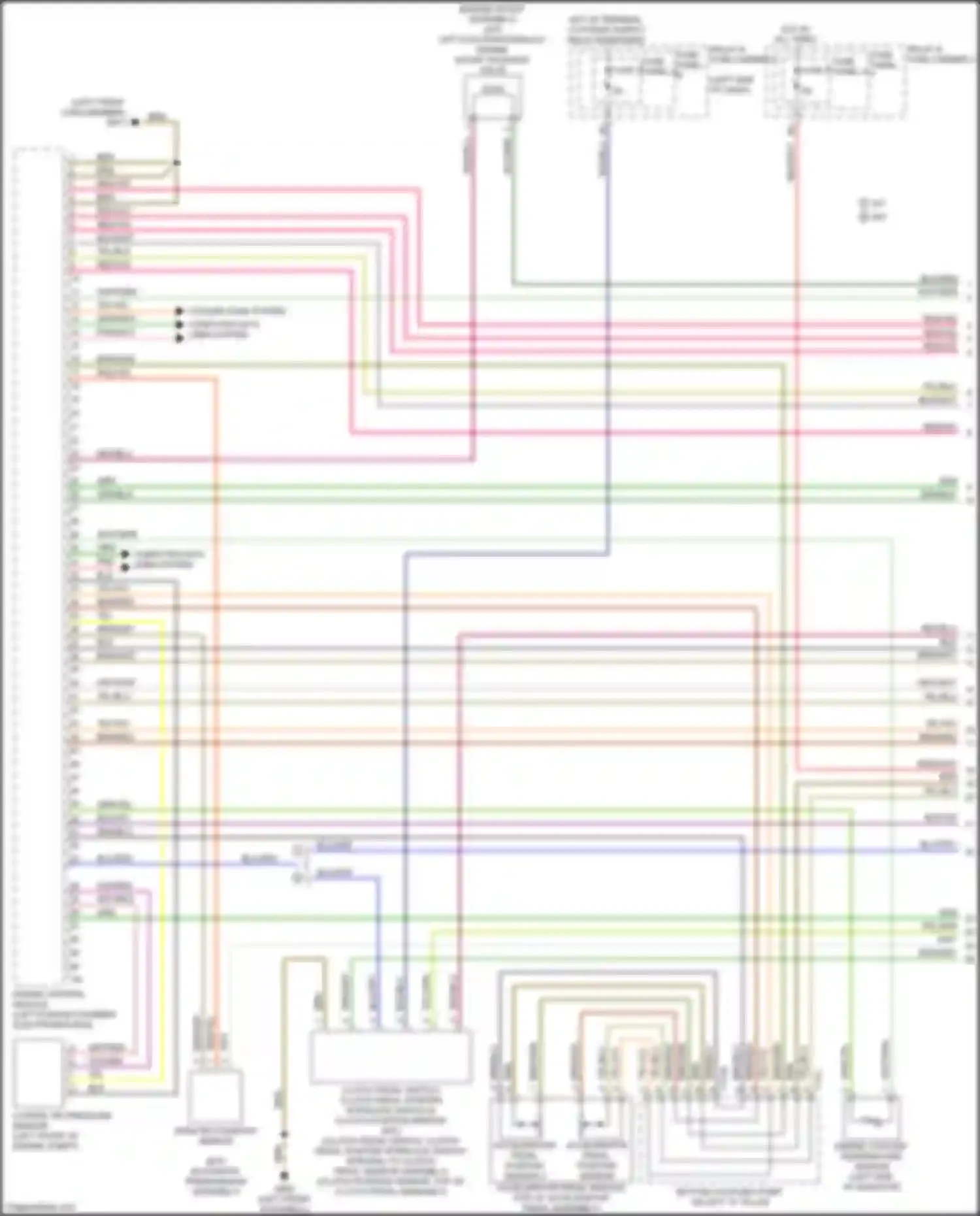 A4 Audi B9 (2015-2020): Wiring diagram engine performance 2.0l turbo, cymc (1 of 10)