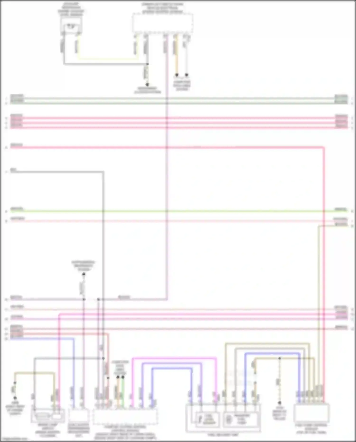 A4 Audi B9 (2015-2020): Wiring diagram engine performance 2.0l turbo, dbpa (2 of 9)