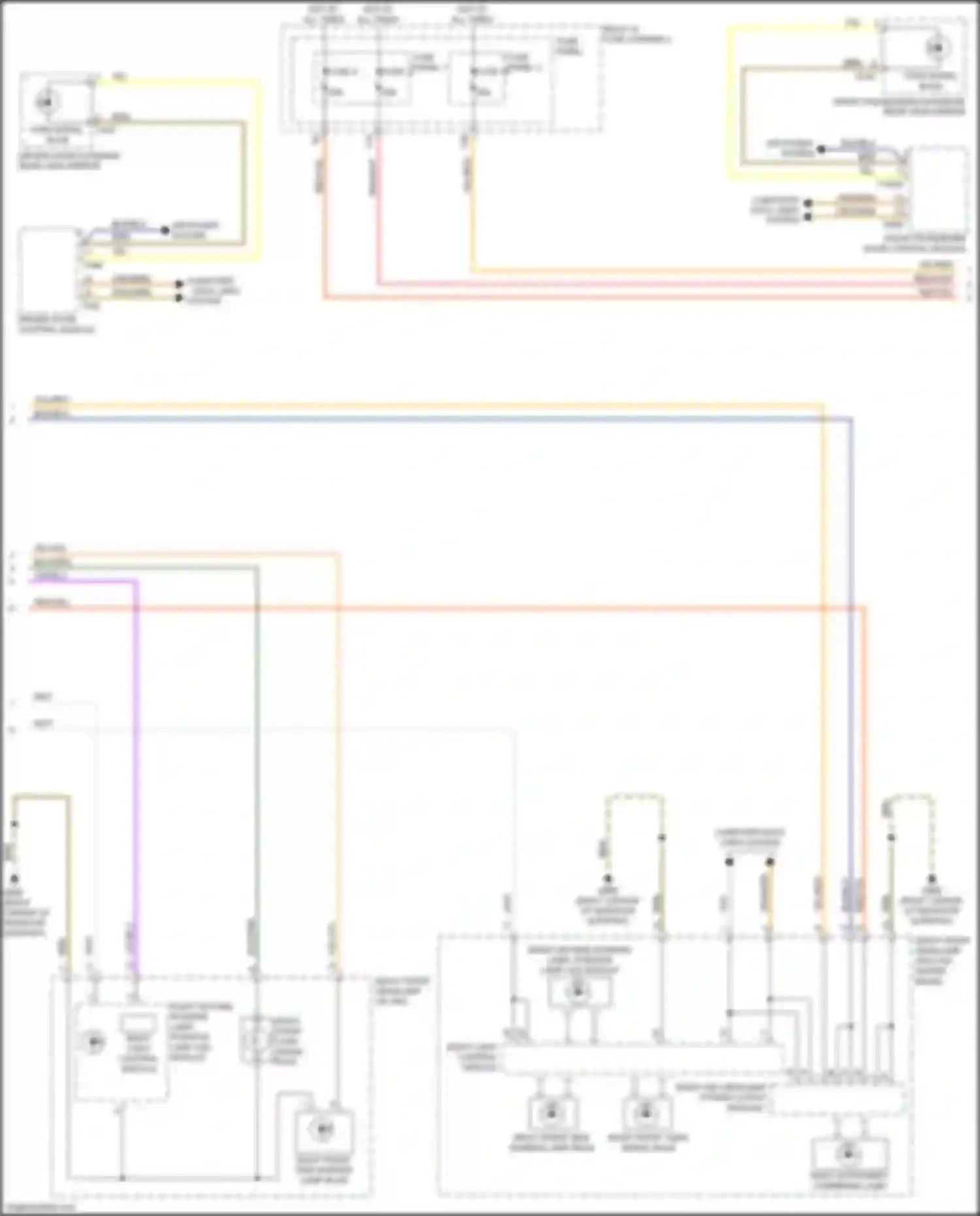 A4 Audi B9 (2015-2020): Exterior lamps circuit (4 of 6)