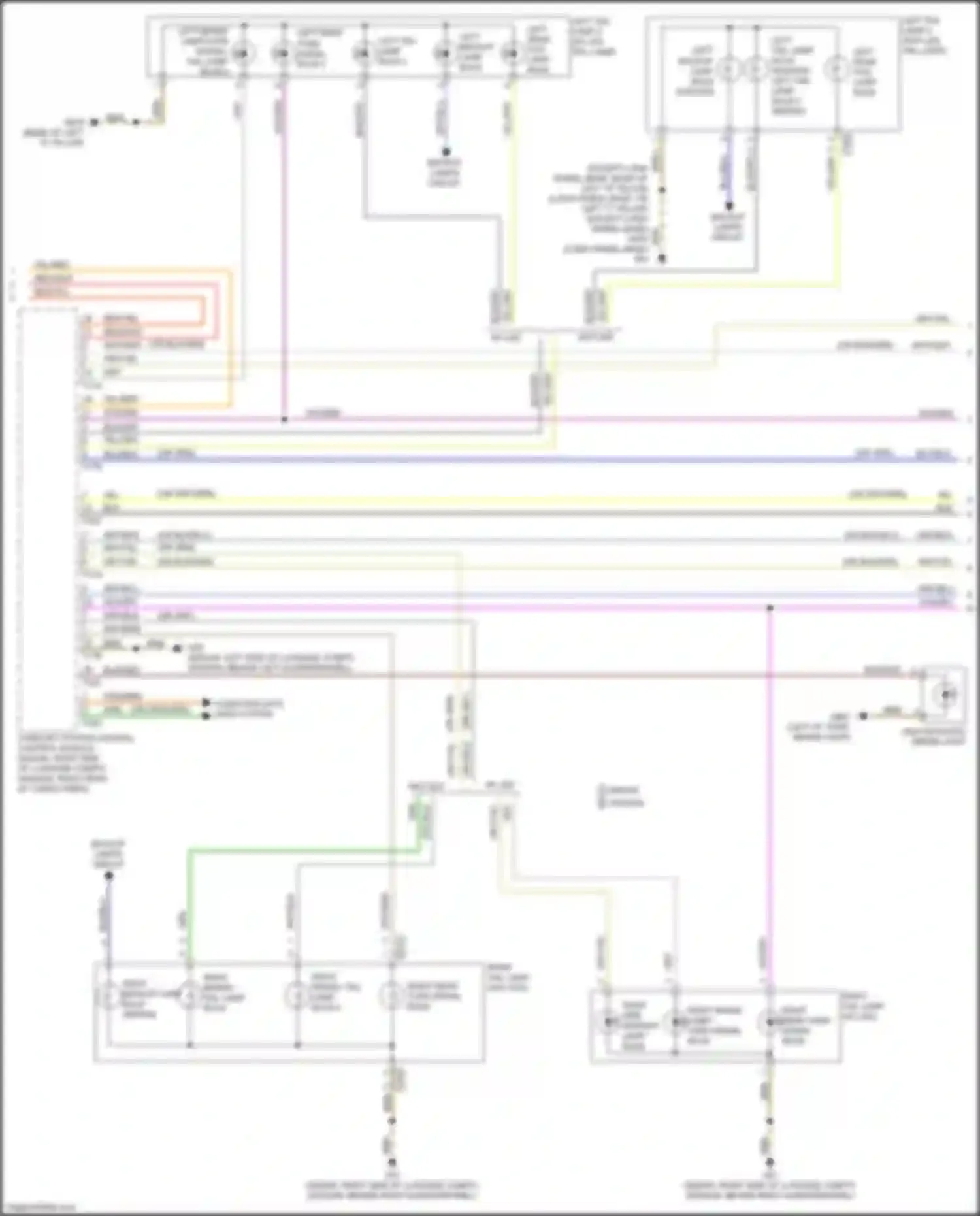 A4 Audi B9 (2015-2020): Exterior lamps circuit (5 of 6)