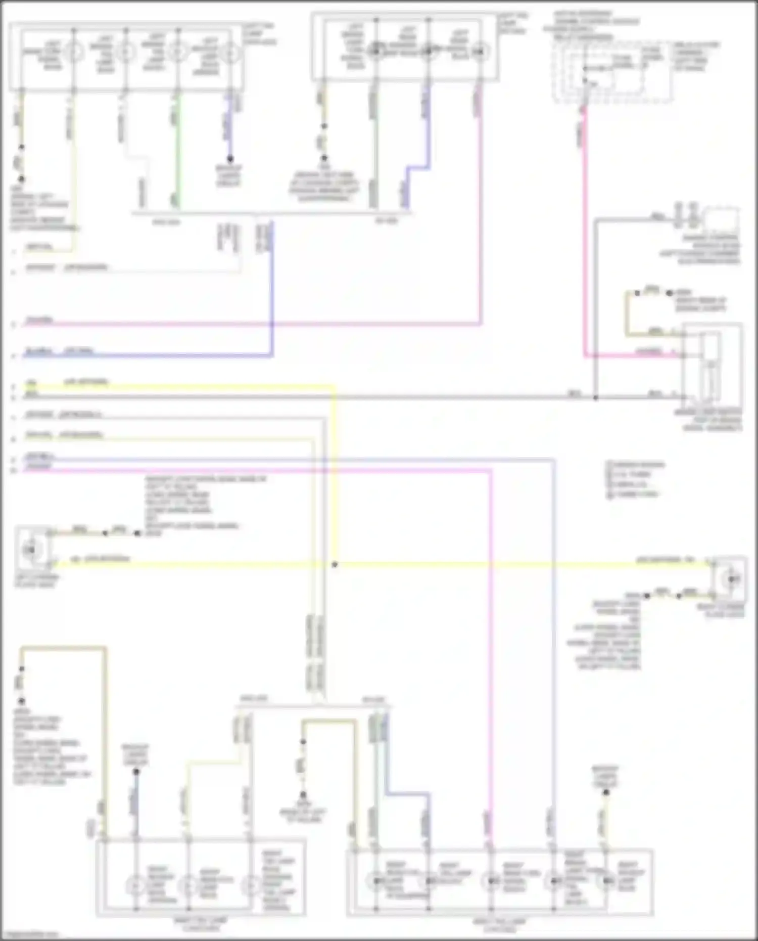 A4 Audi B9 (2015-2020): Exterior lamps circuit (6 of 6)