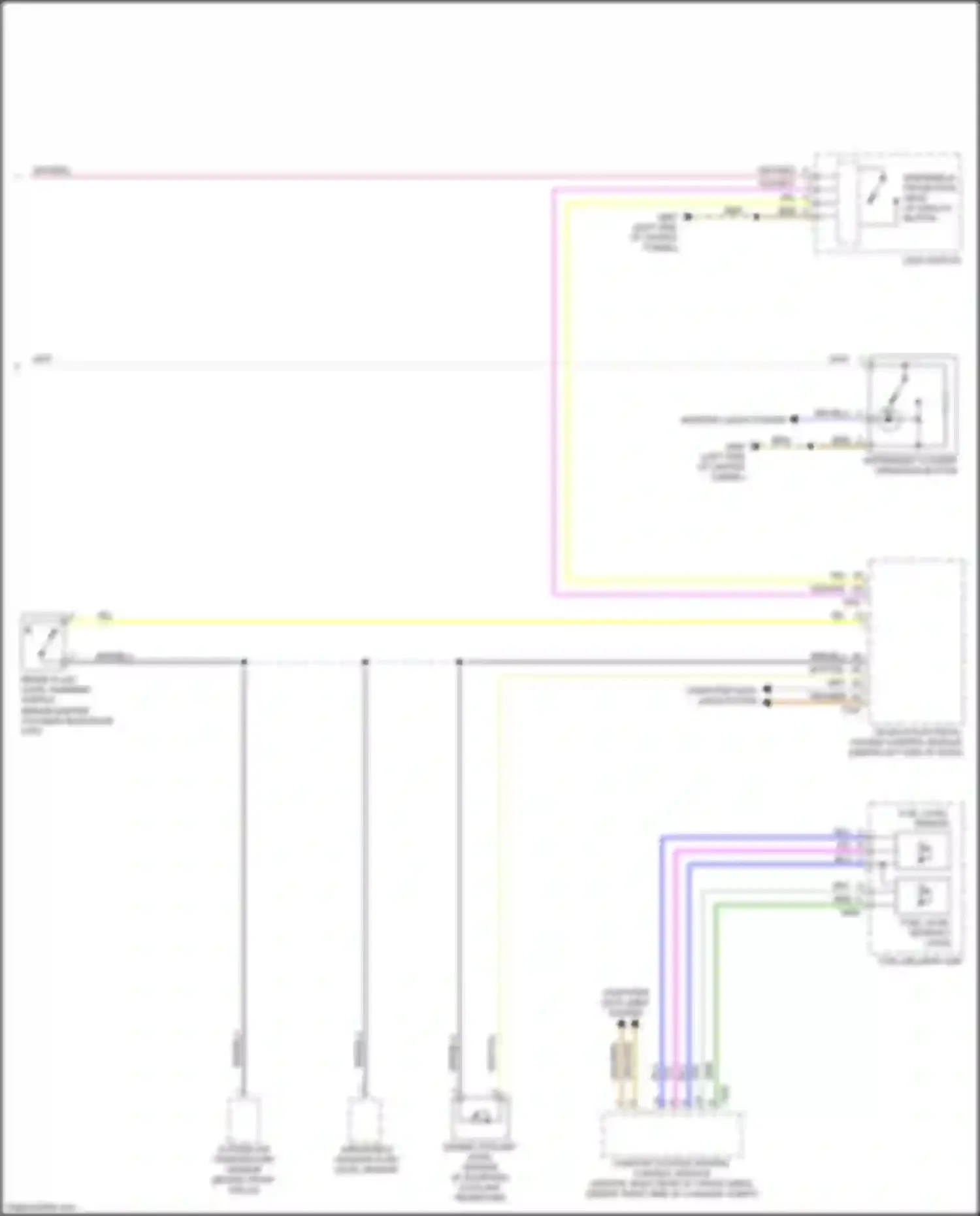 A4 Audi B9 (2015-2020): Instrument cluster circuit (2 of 2)