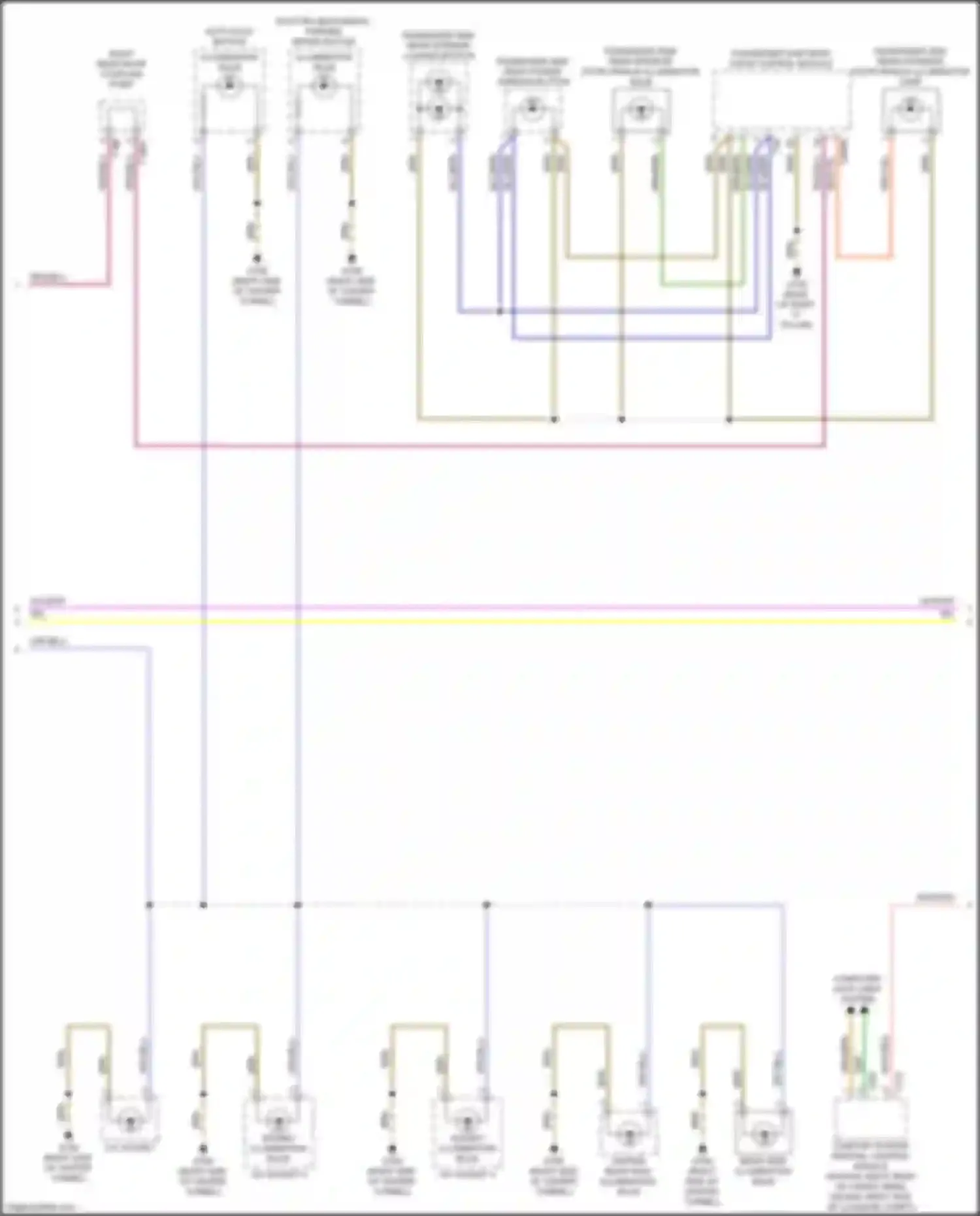A4 Audi B9 (2015-2020): Instrument illumination circuit (2 of 4)