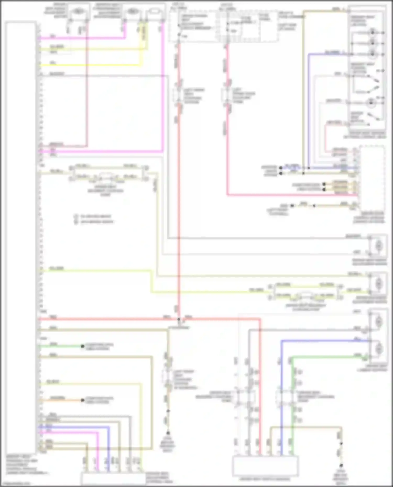 A4 Audi B9 (2015-2020): Memory seat circuit (1 of 2)