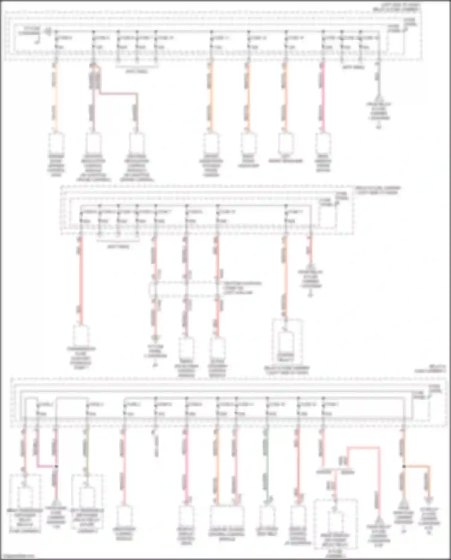 A4 Audi B9 (2015-2020): Power distribution circuit (4 of 6)