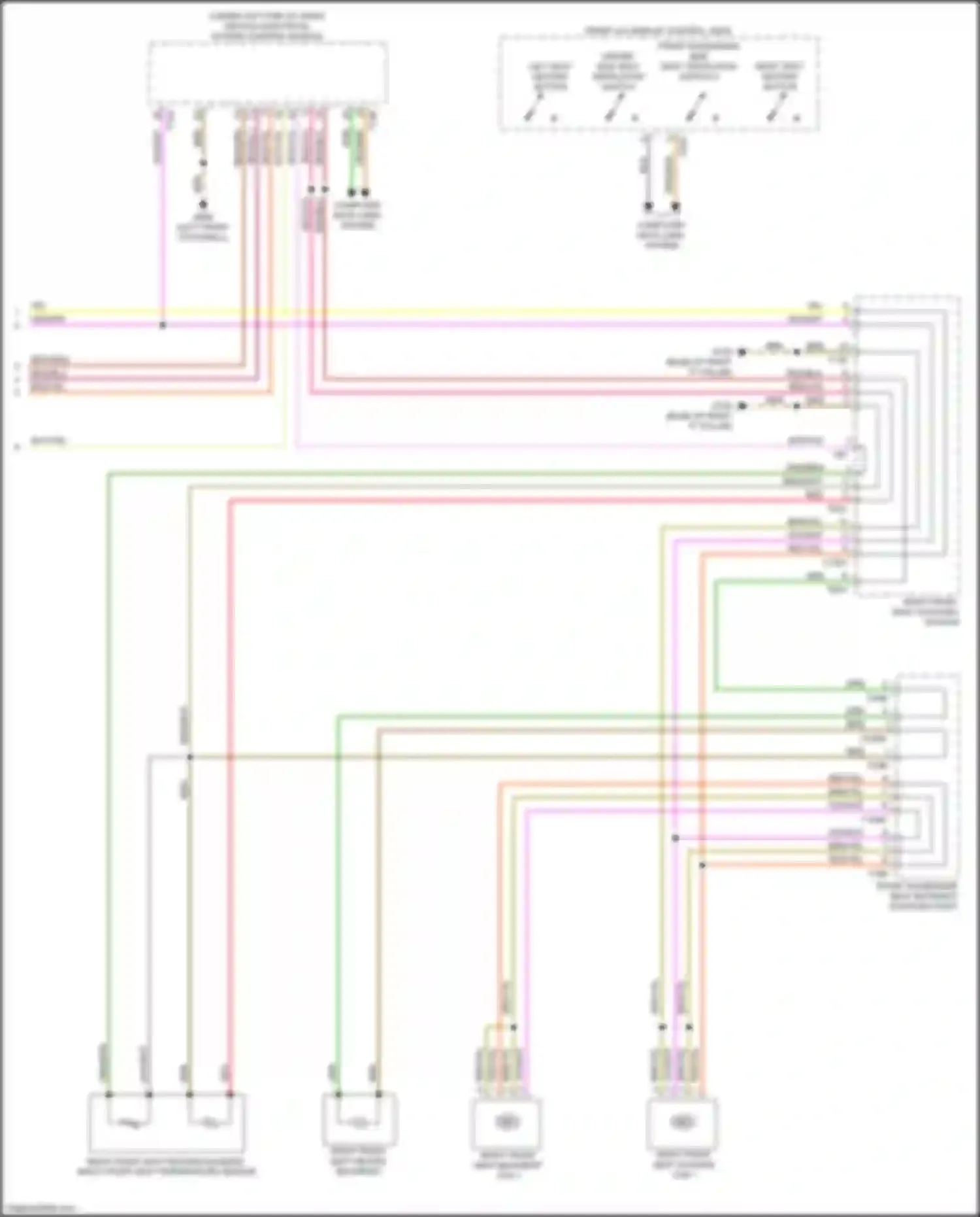 A4 Audi B9 (2015-2020): Heated seats circuit, w/ ventilation (2 of 2)