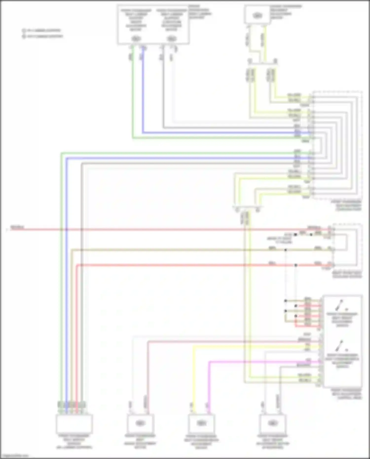 A4 Audi B9 (2015-2020): Power seats circuit (2 of 2)