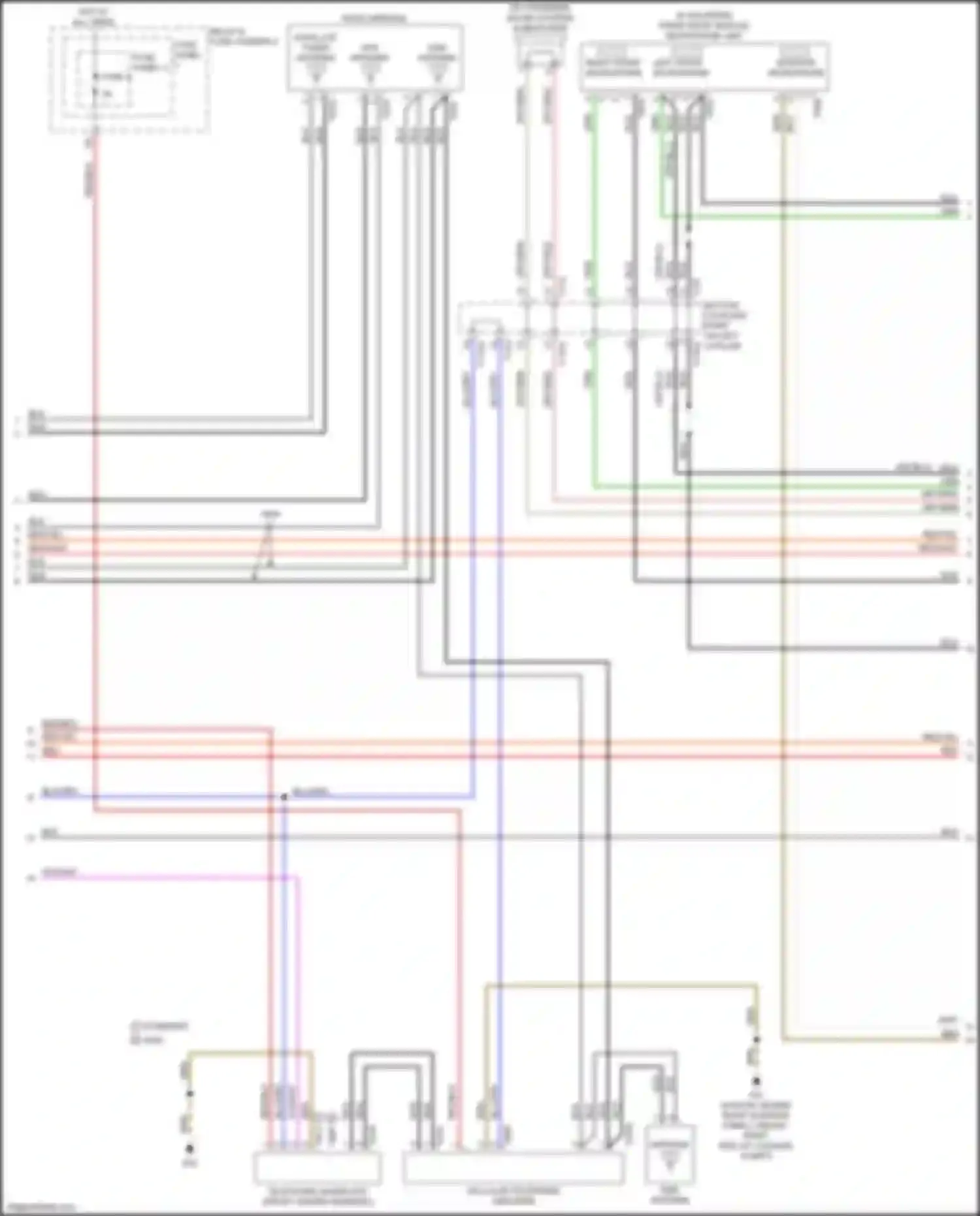 A4 Audi B9 (2015-2020): Radio circuit, w/ bang & olufson sound (3 of 5)