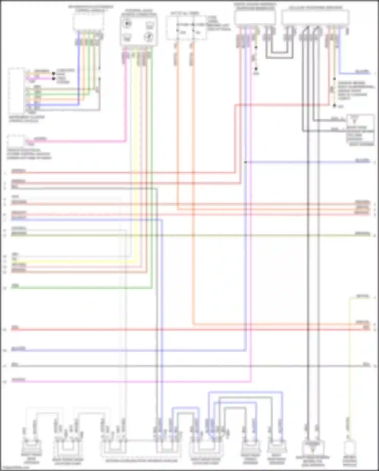 A4 Audi B9 (2015-2020): Radio circuit, w/o navigation (2 of 3)