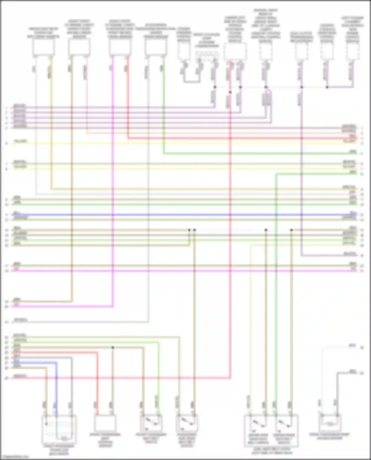 A4 Audi B9 (2015-2020): Supplemental restraints circuit (4 of 5)