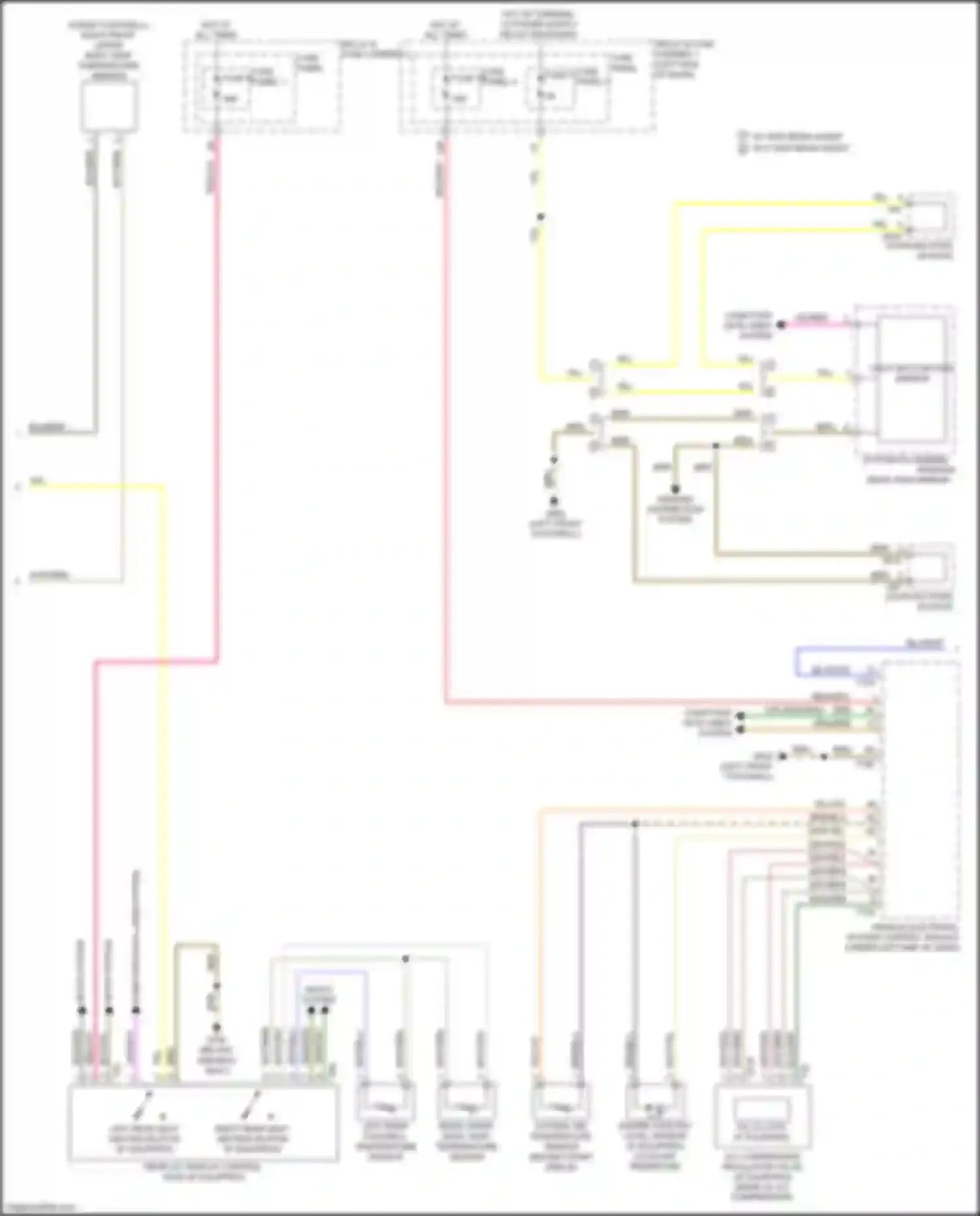 Wiring diagram a/c compressor regulator valve for Audi A4 B9 (2015-2020) (1 of 2)