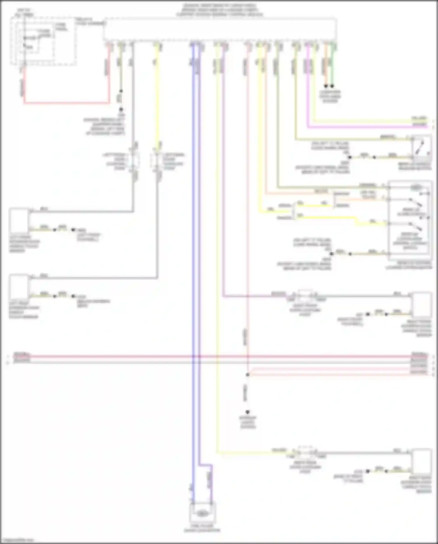 Wiring diagram blk/vio for Audi A4 B9 (2015-2020) (5 of 23)
