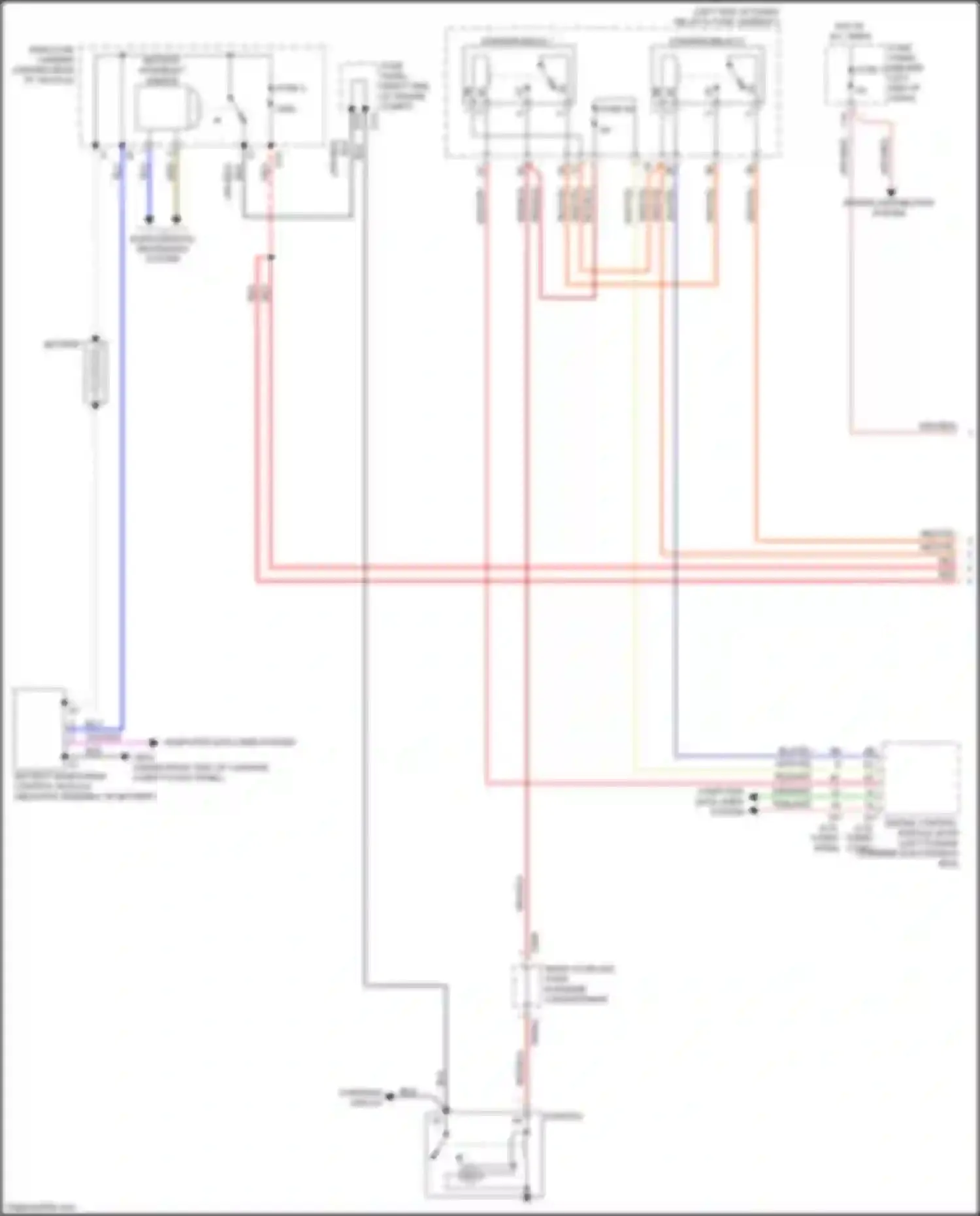 Wiring diagram blu for Audi A4 B9 (2015-2020) (20 of 77)