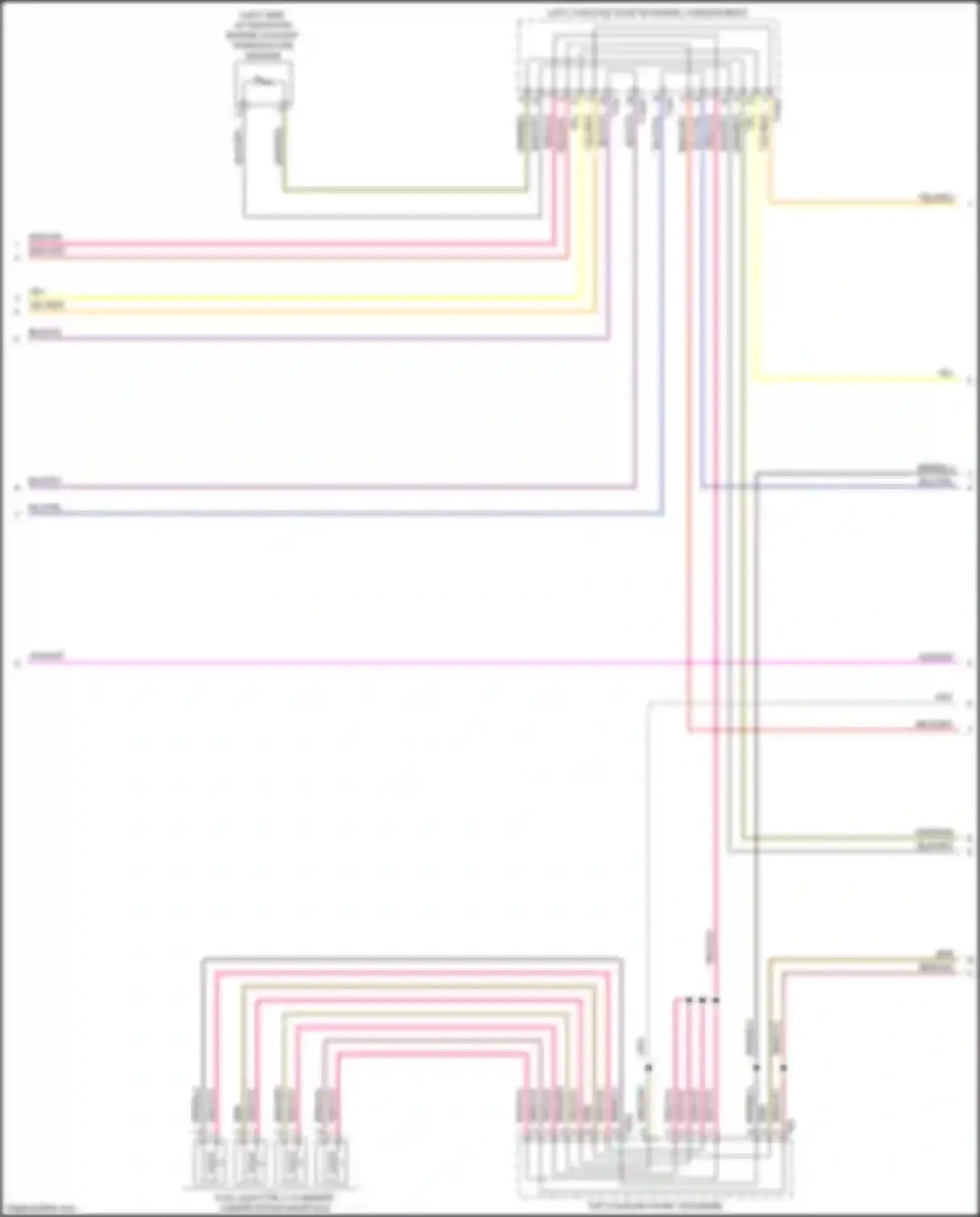 Wiring diagram blu/yel for Audi A4 B9 (2015-2020) (17 of 18)