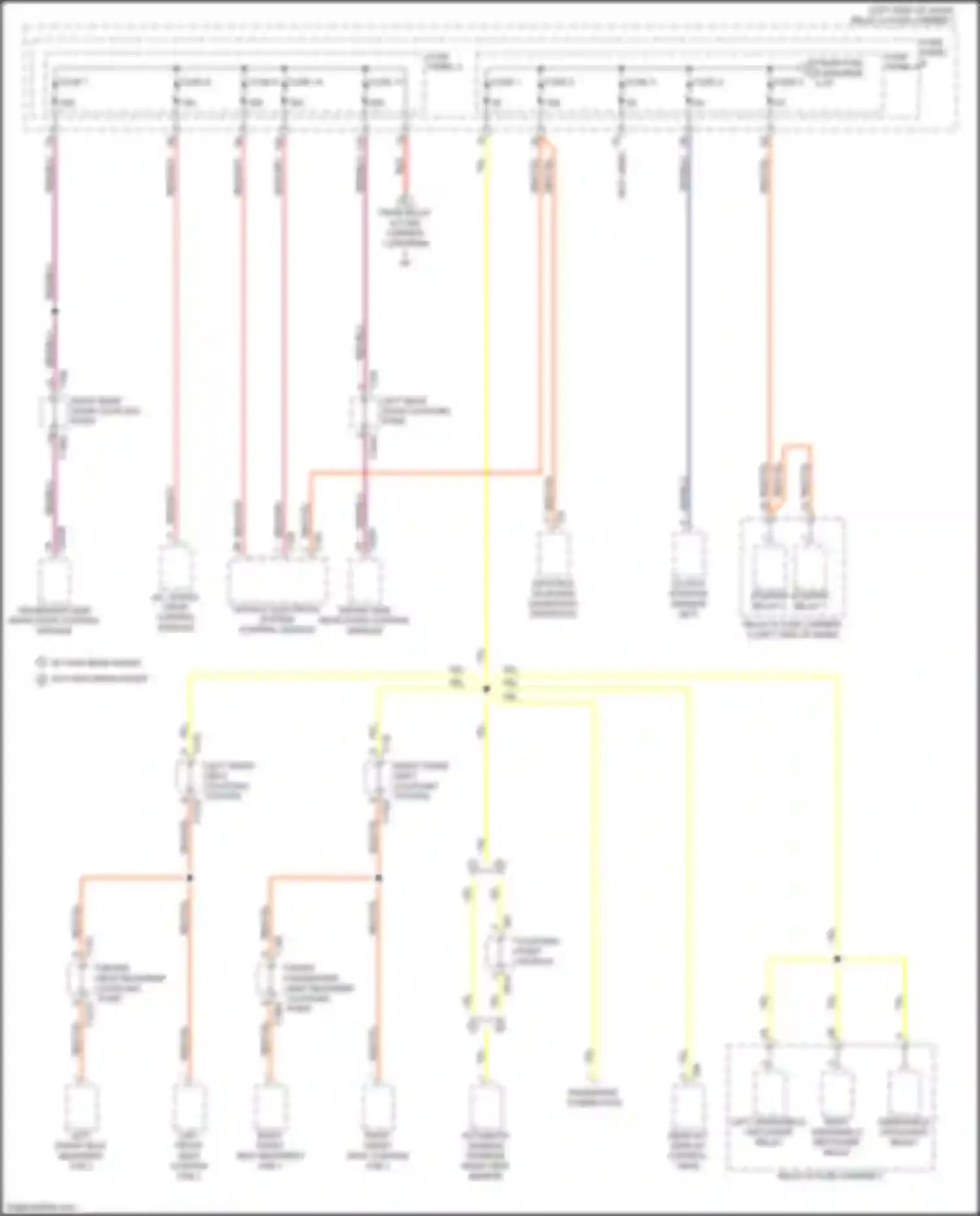 Wiring diagram clutch position sensor for Audi A4 B9 (2015-2020) (2 of 2)