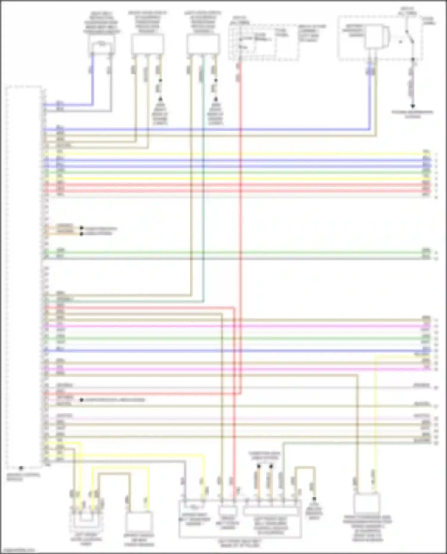 Wiring diagram computer data lines system for Audi A4 B9 (2015-2020) (69 of 110)