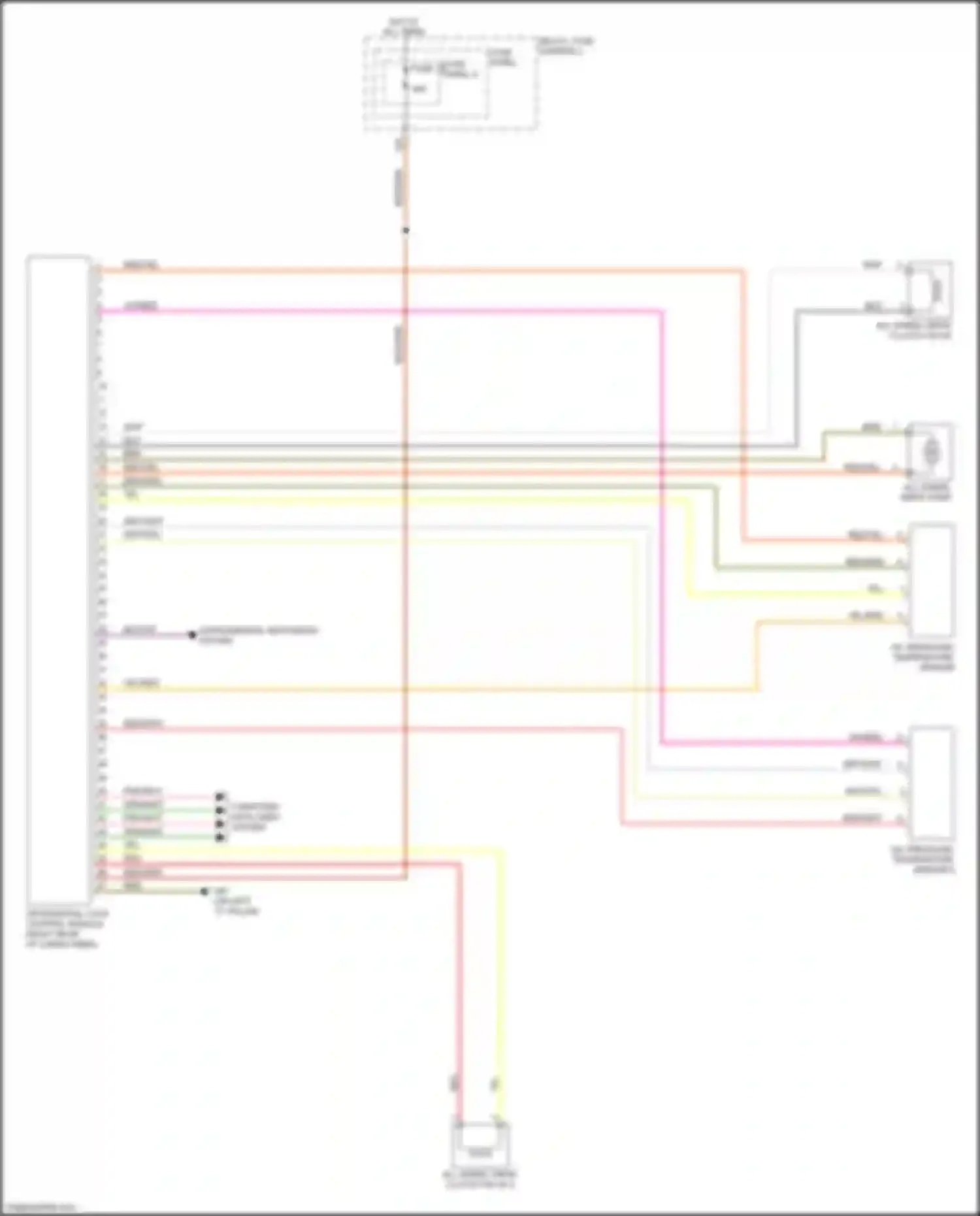 Wiring diagram computer data lines system for Audi A4 B9 (2015-2020) (95 of 110)
