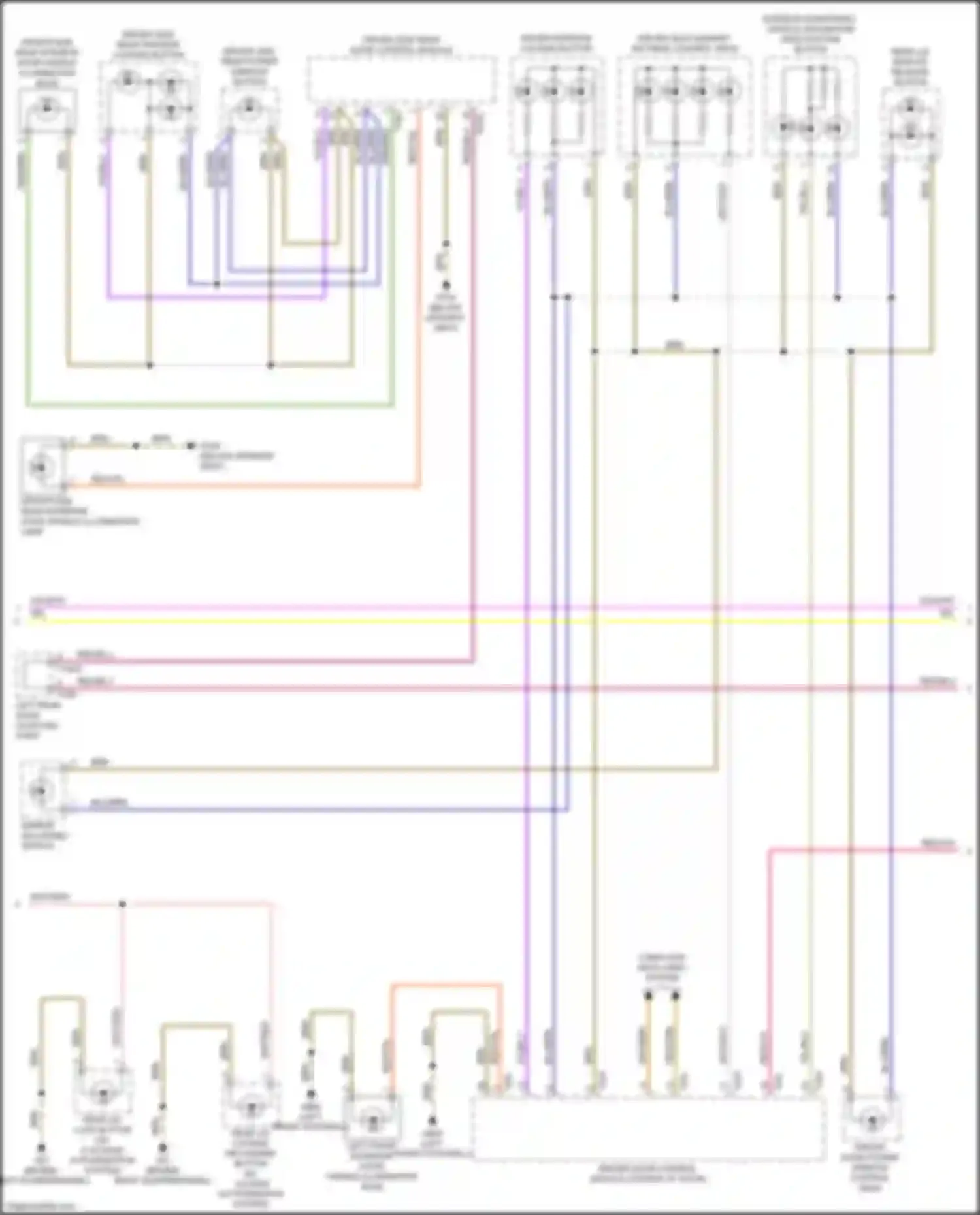 Wiring diagram computer data lines system for Audi A4 B9 (2015-2020) (105 of 110)