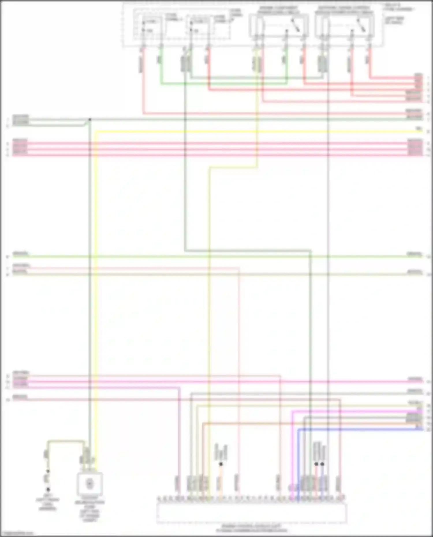 Wiring diagram fuse 1 for Audi A4 B9 (2015-2020) (20 of 20)