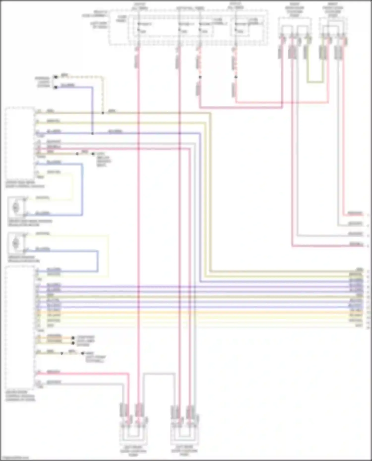 Wiring diagram fuse panel 3 for Audi A4 B9 (2015-2020) (37 of 49)