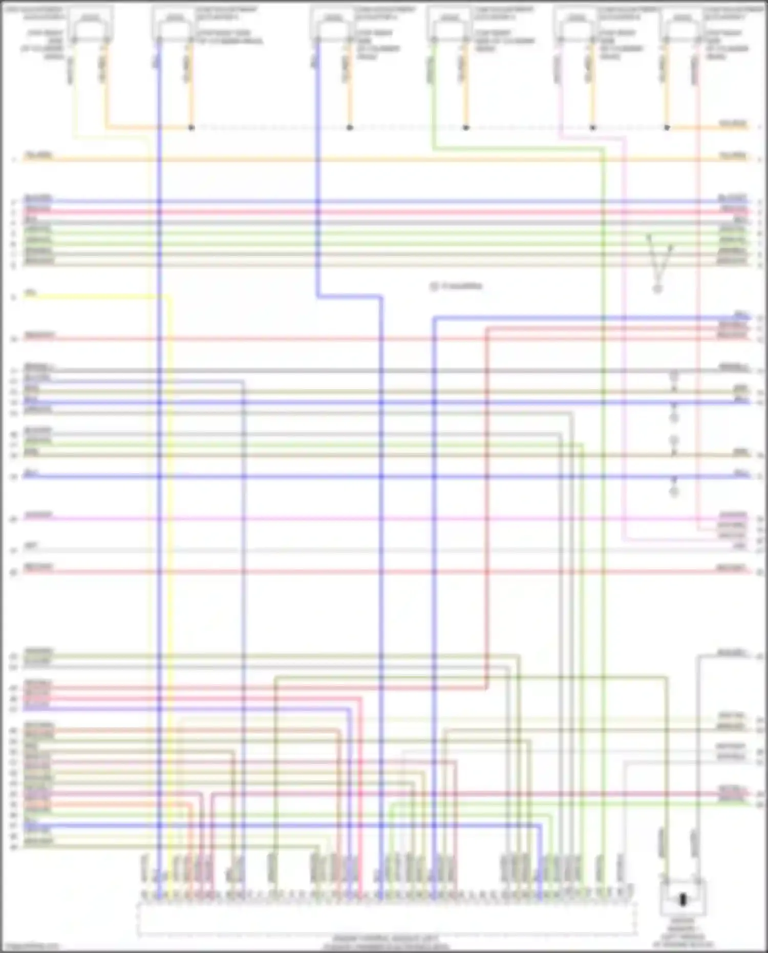 Wiring diagram gry/wht for Audi A4 B9 (2015-2020) (20 of 25)