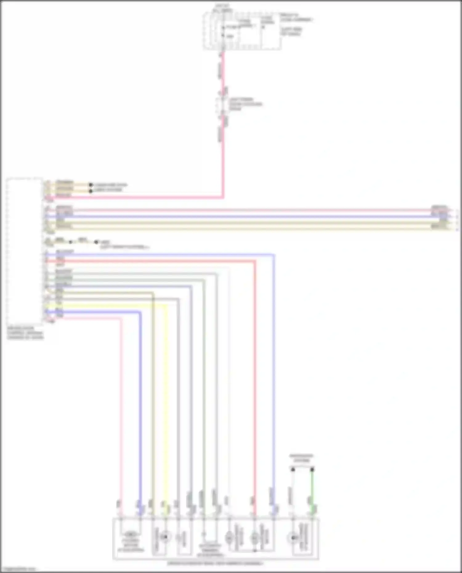 Wiring diagram lane change for Audi A4 B9 (2015-2020) (3 of 4)